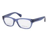 Alexander McQueen Brille AMQ-4223 BMP 52 17 blau