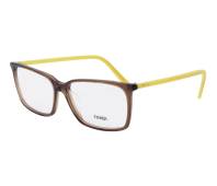 Fendi Brillen F-945 209 53-14 braun gelbfarben