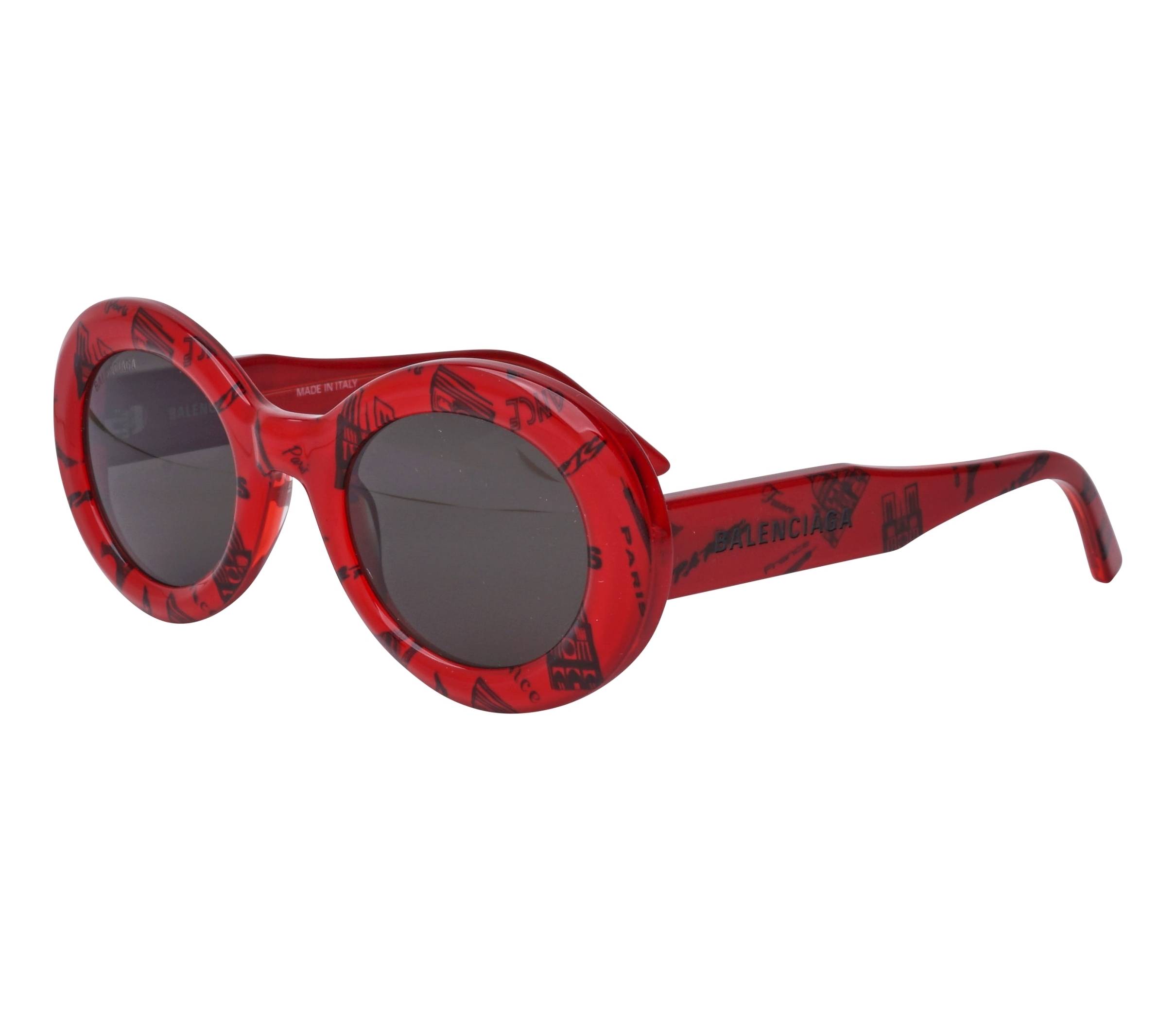 Balenciaga Sonnenbrillen BB-0074-S 003 50 25 rotrot - 