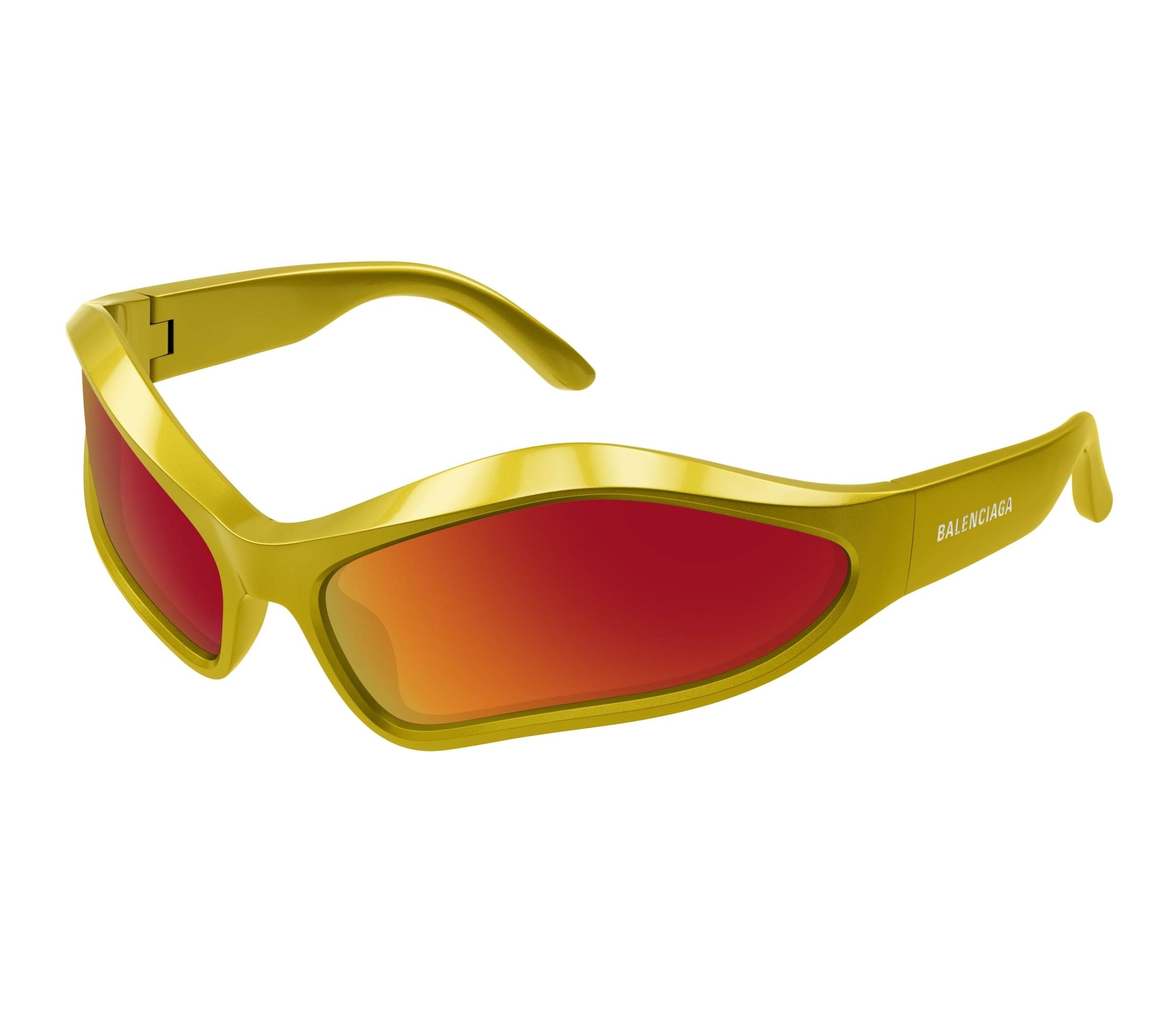 Balenciaga Sonnenbrillen BB0314S 004 77 18 gelbfarben