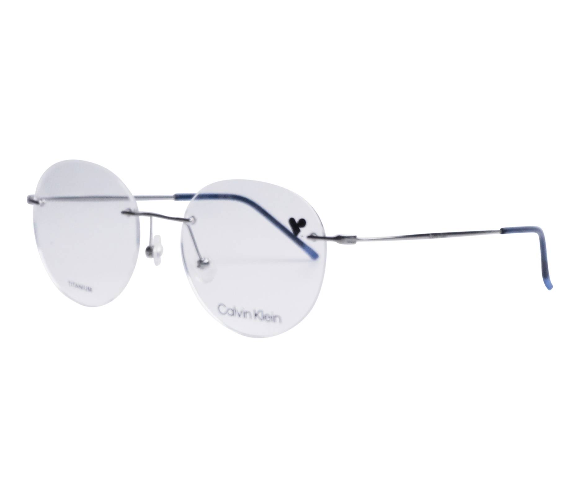 Calvin Klein Brille CK-22125TA 414 50 18 stahlfarbenblau - 