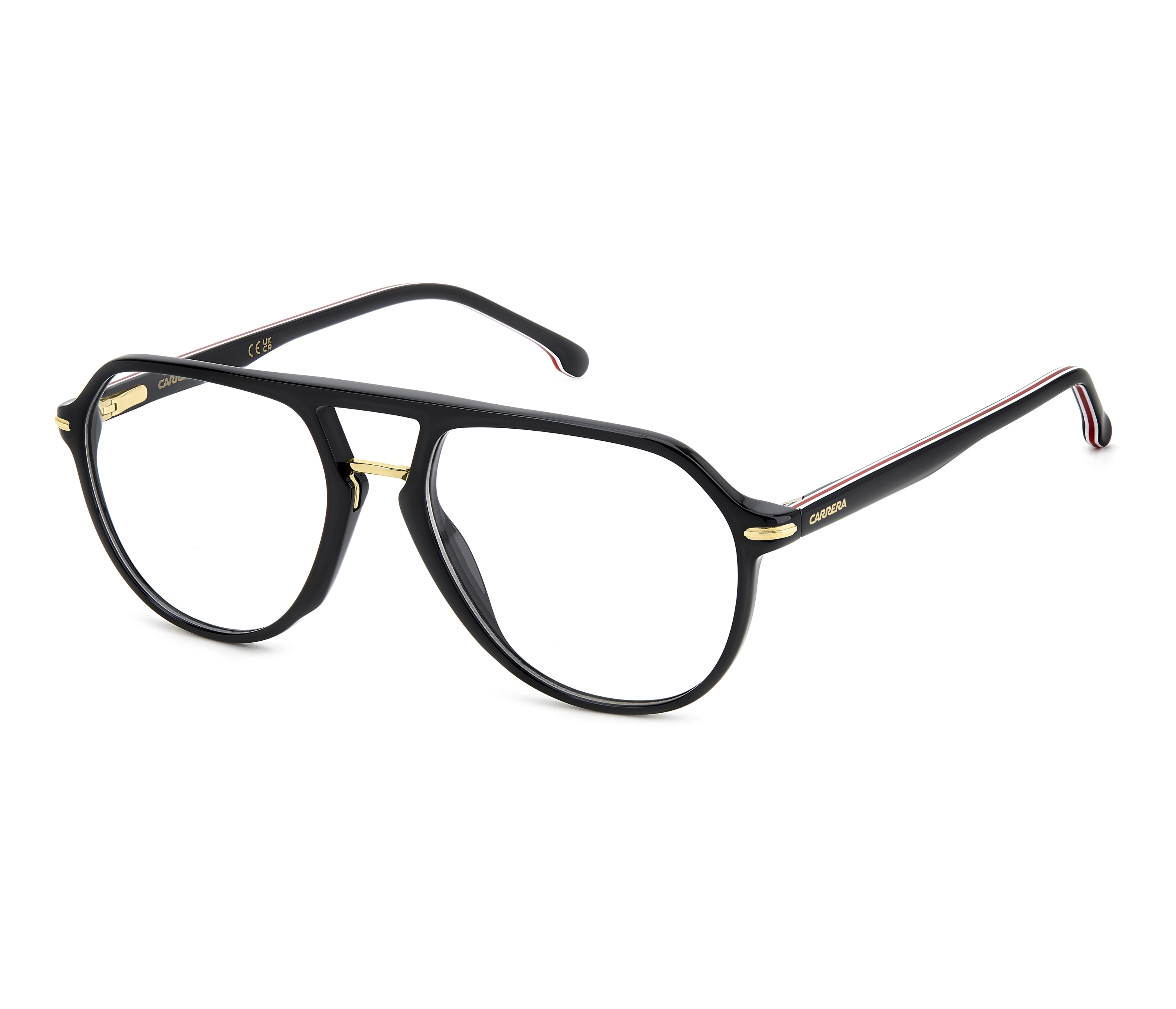 Carrera Brille CARRERA-345 2M2 55 17 schwarzgold - 