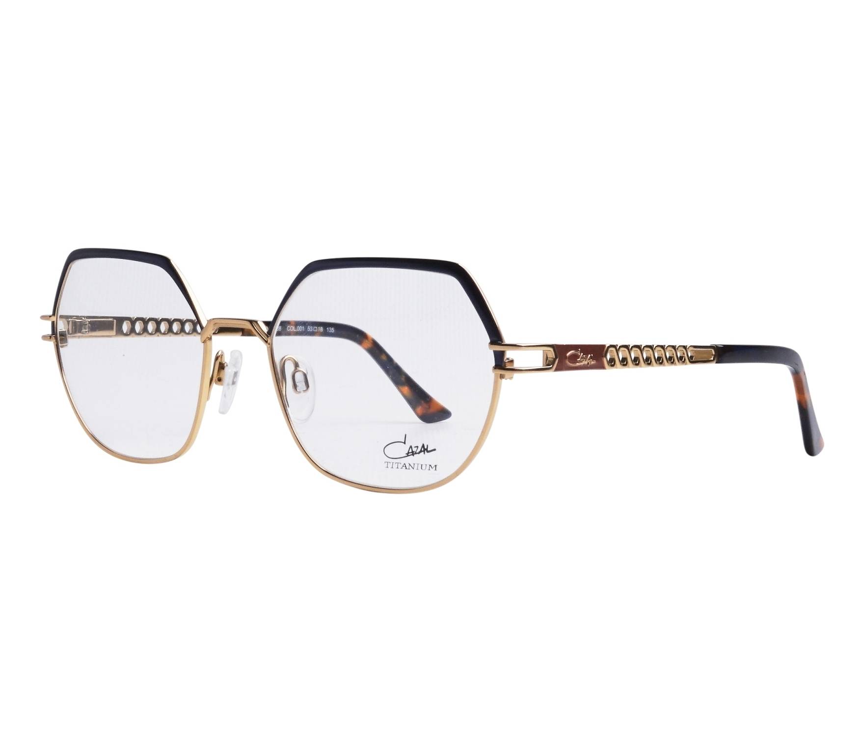 Cazal Brille 4308 001 53 18 blaugold