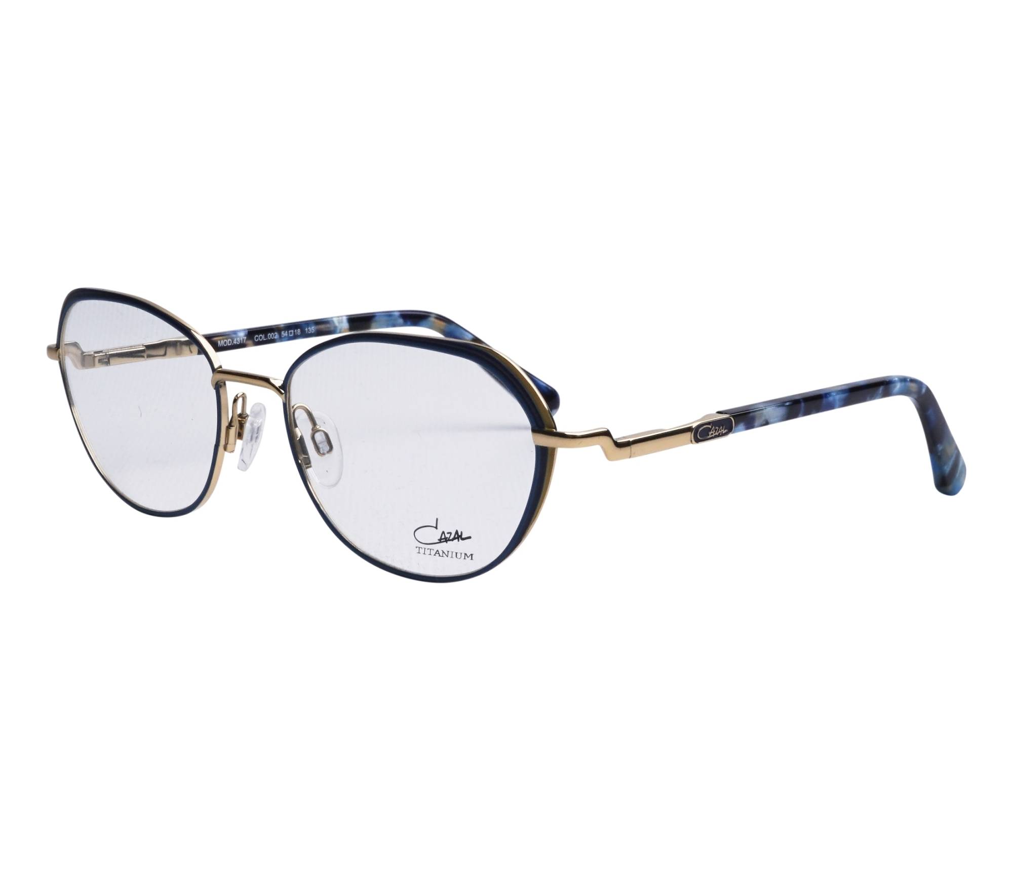 Cazal Brille 4317 002 54 18 blaugold - 