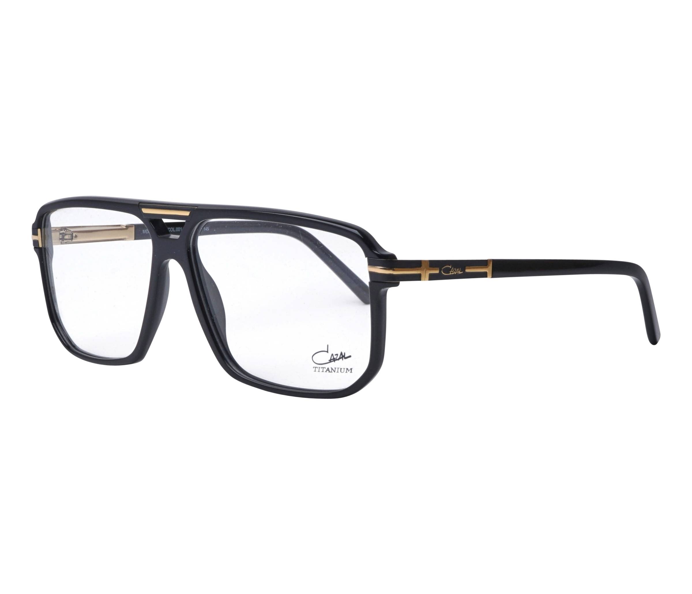 Cazal Brille 6022 001 61 13 schwarzgold