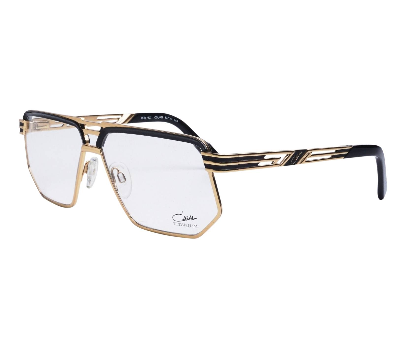 Cazal Brille 7107 001 62 12 goldschwarz