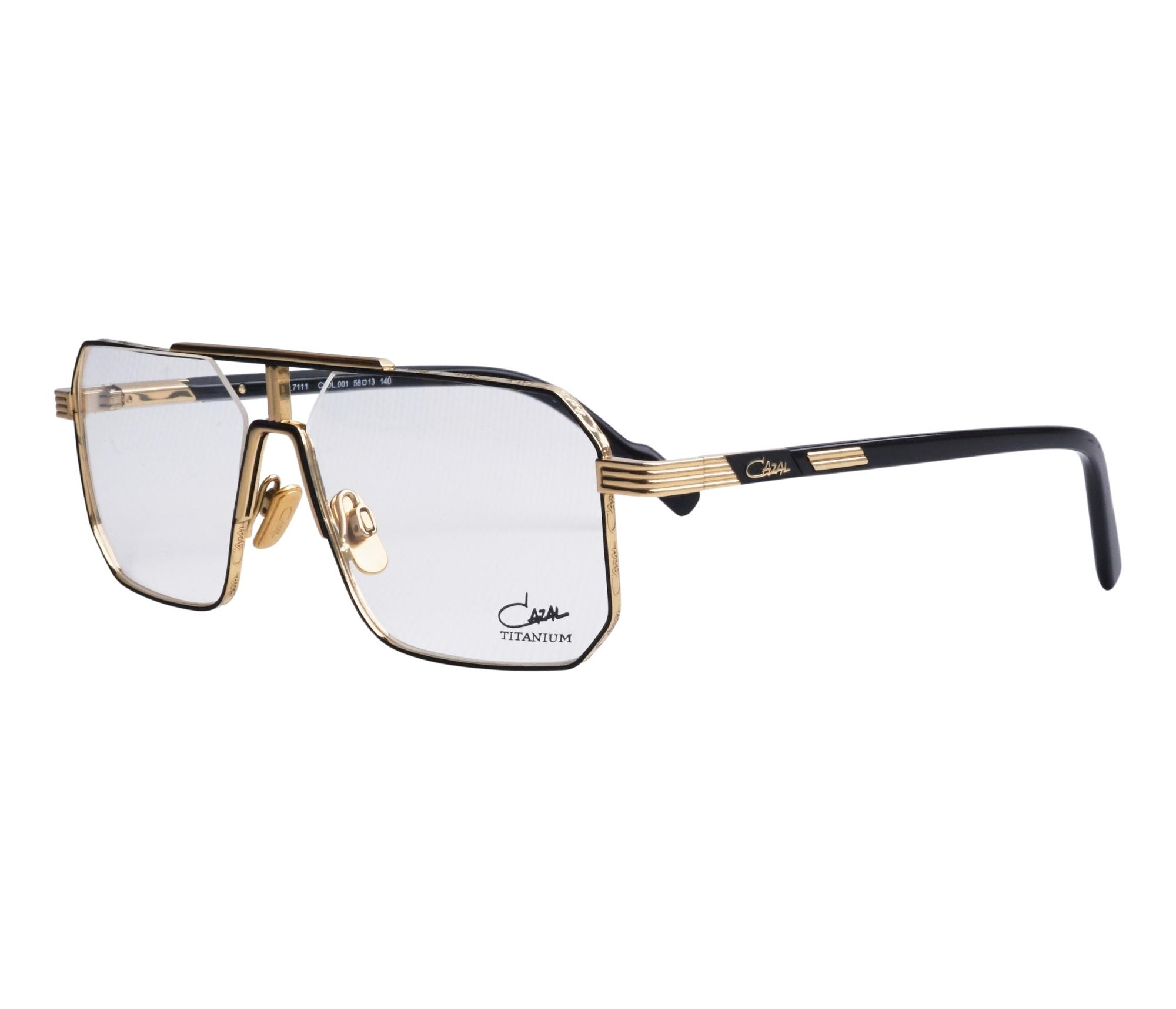 Cazal Brille 7111 001 58 13 goldschwarz