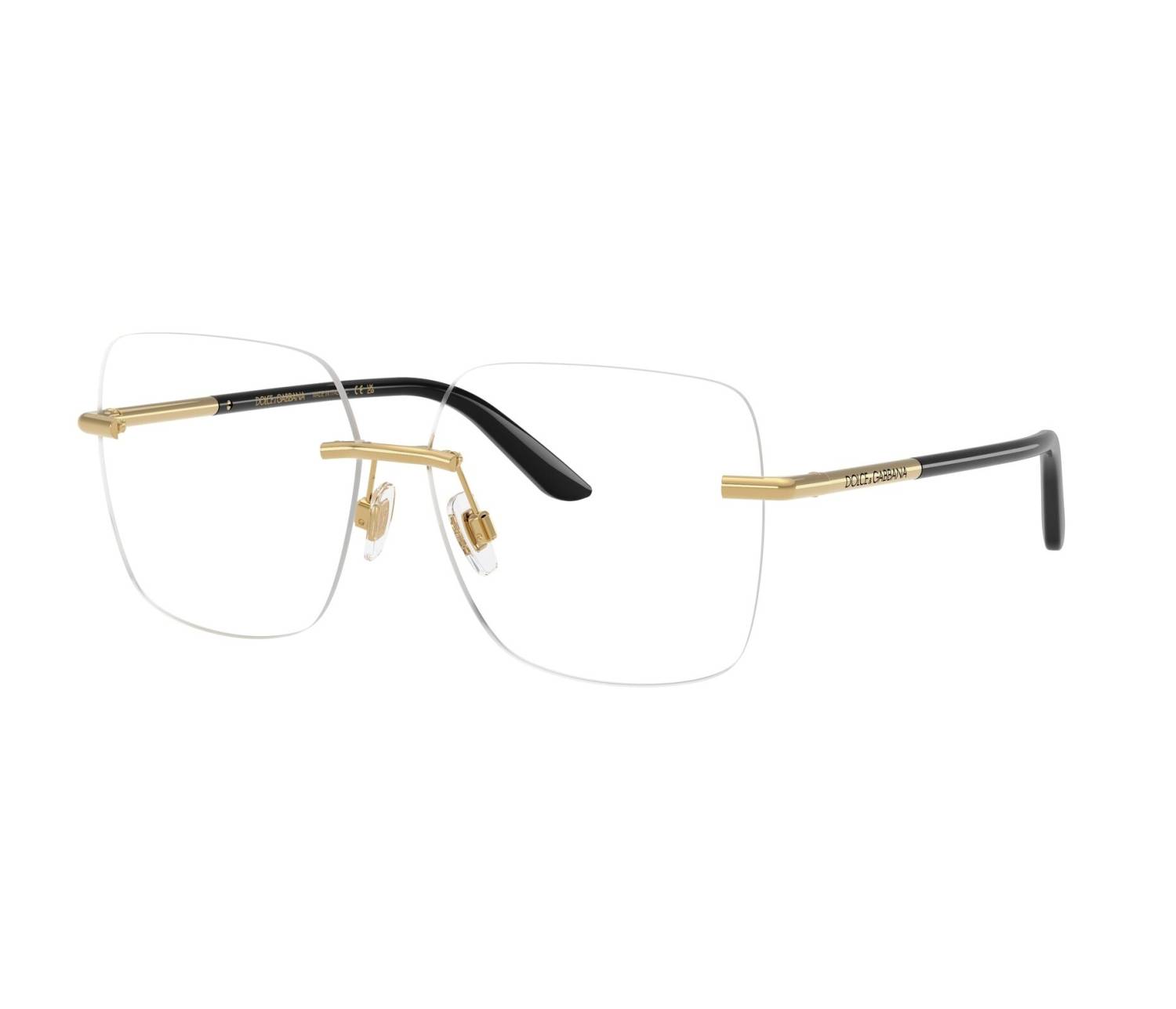 Dolce & Gabbana Brille DG1360 2 57 13 gold - 