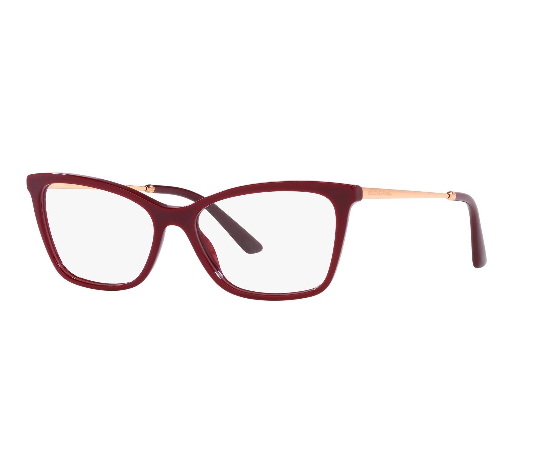 Dolce & Gabbana Brille DG3347 3091 54 16 burgundy - 