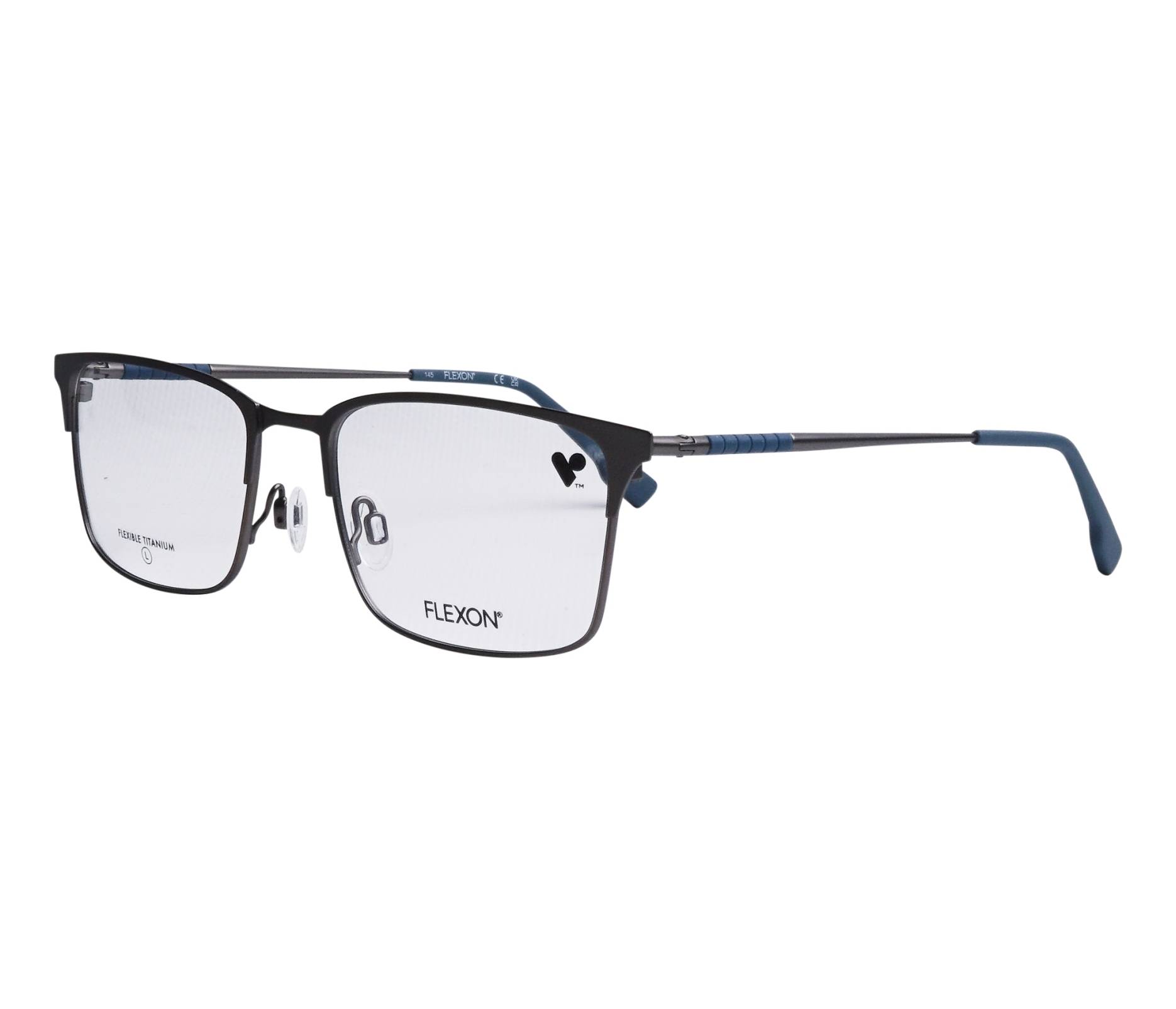 Flexon Brille E1132 072 54 18 gun metallblau - 