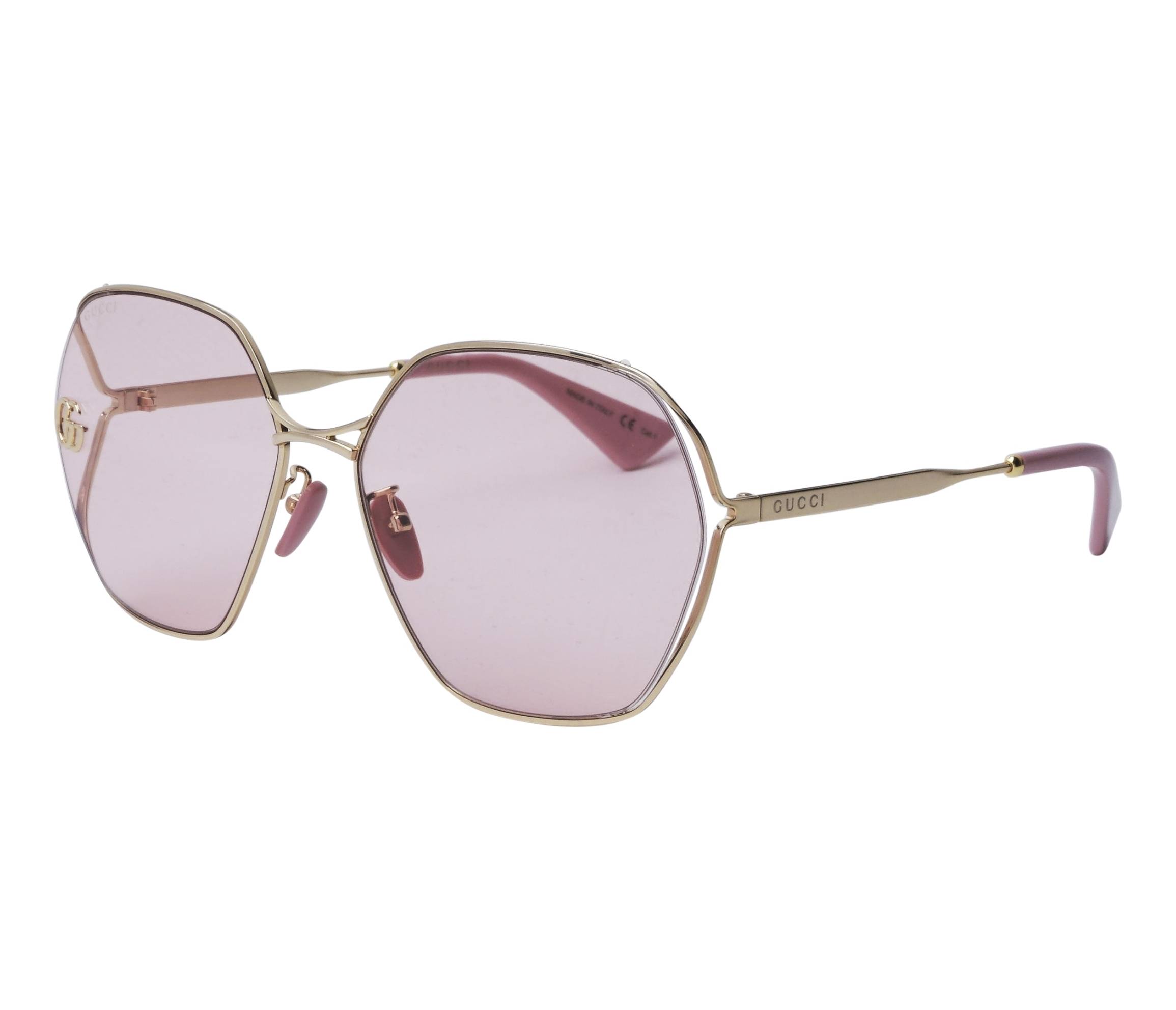 Gucci Sonnenbrillen GG-0818-SA 003 63 17 gold - 