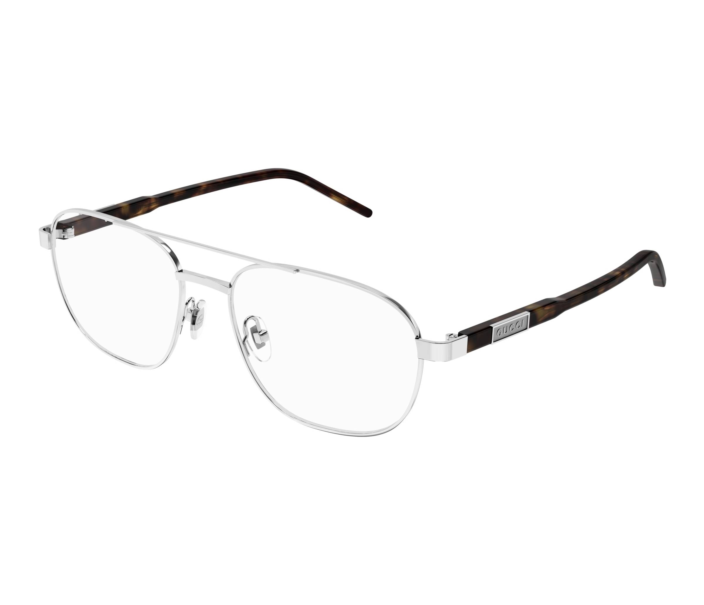 Gucci Brille GG1800O 002 56 17 silber - 