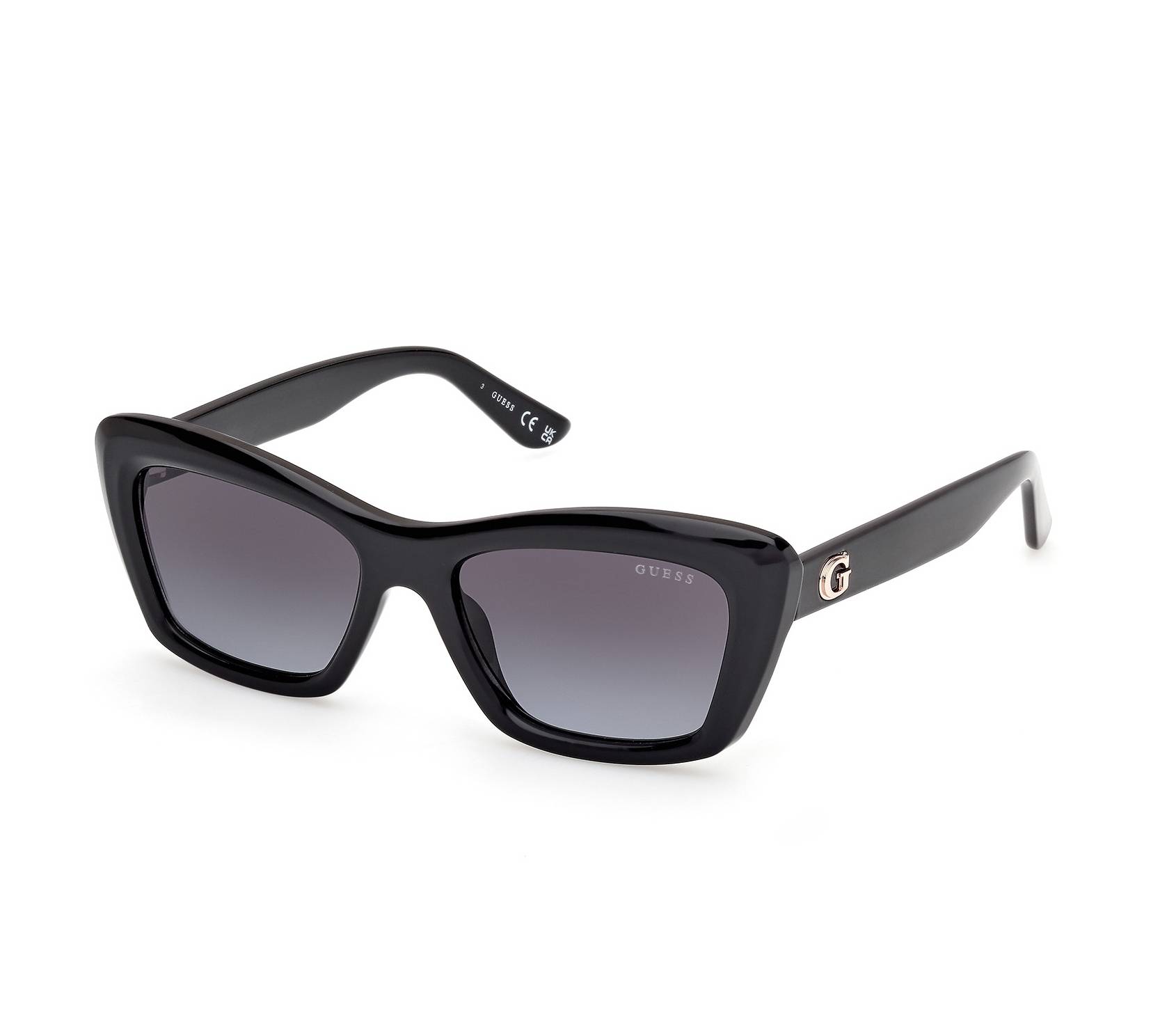 Guess Sonnenbrillen GU00195S 01B 52 17 schwarz - 