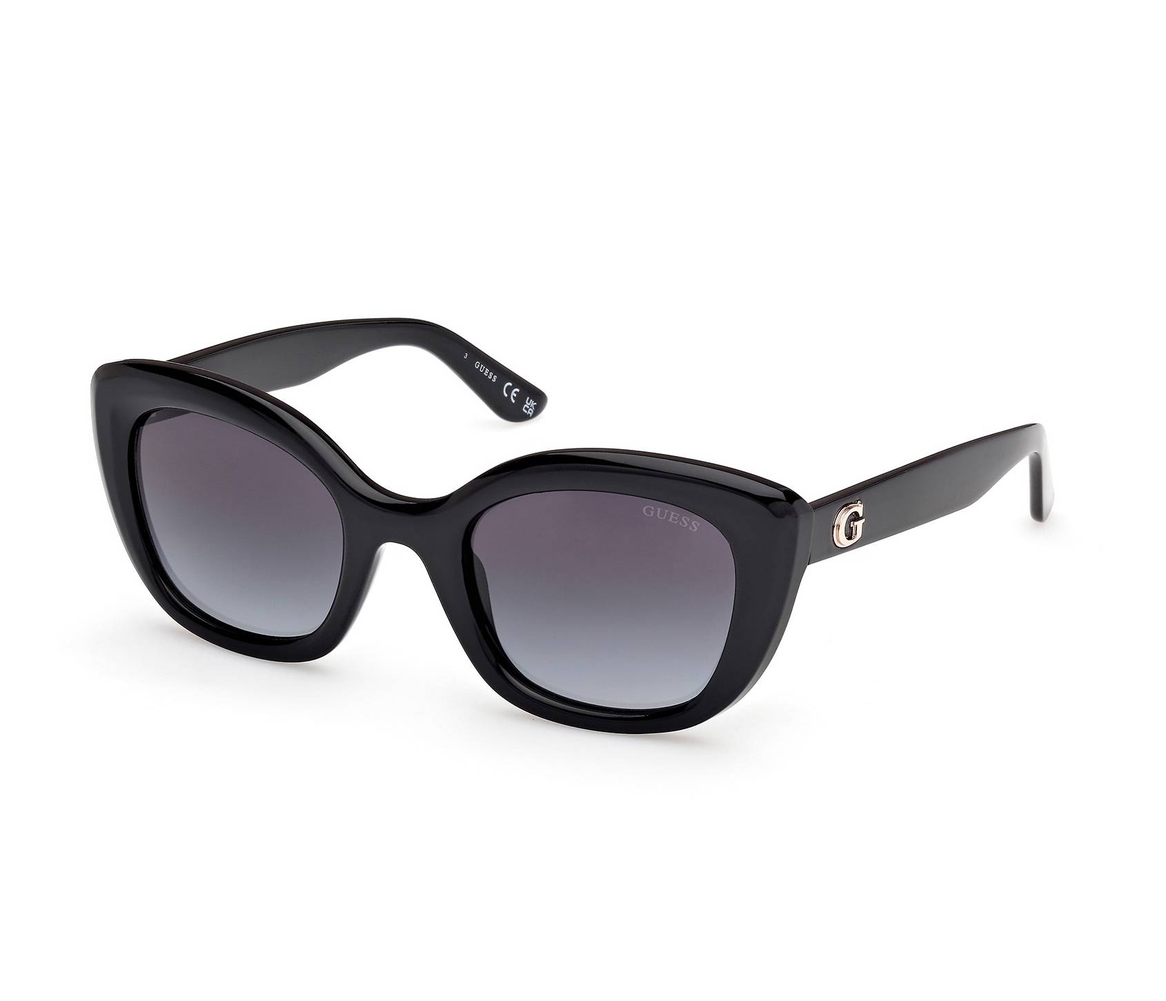 Guess Sonnenbrillen GU00196 01B 51 23 schwarz - 