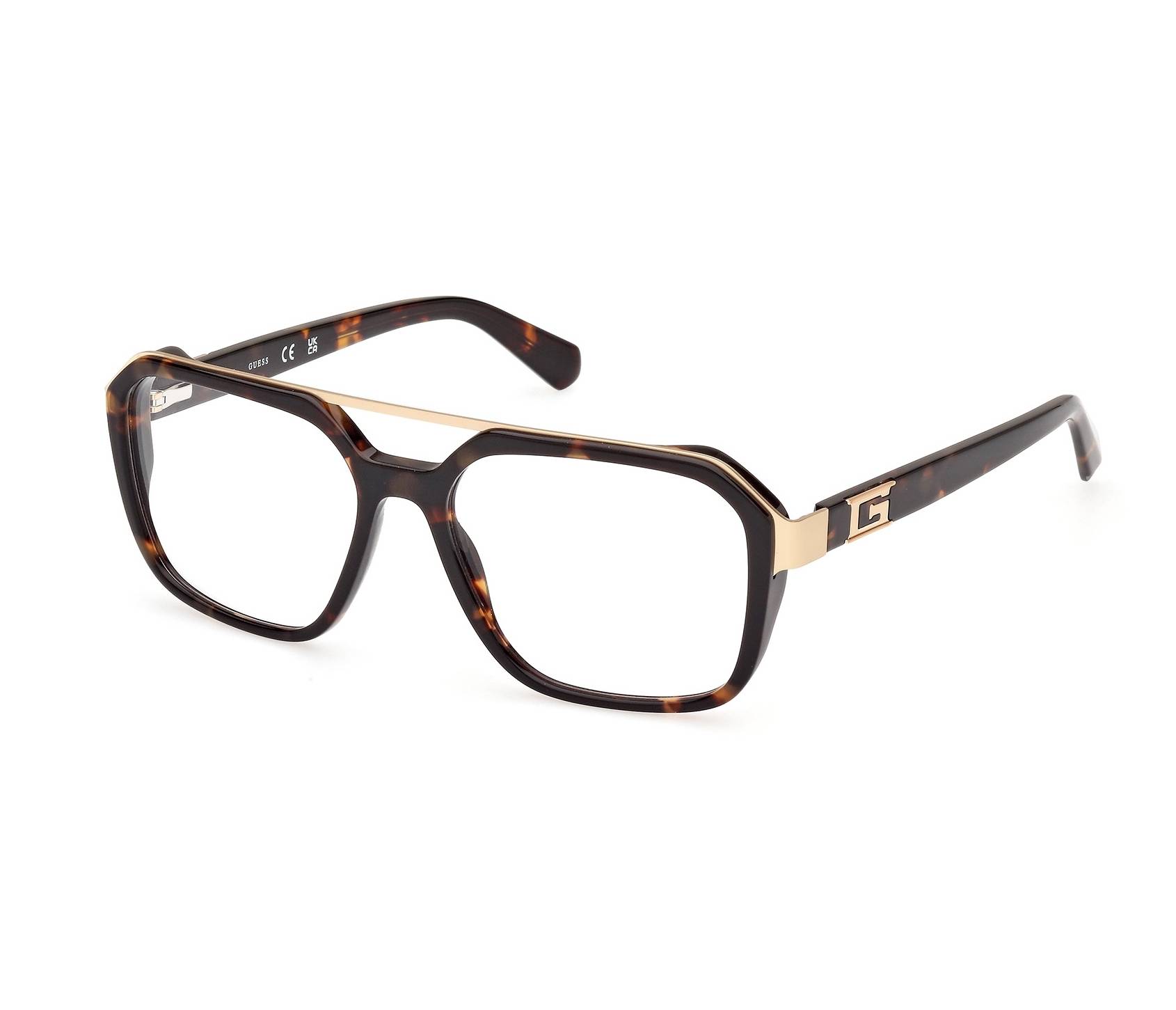 Guess Brille GU50138V 052 55 16 havanagold - 