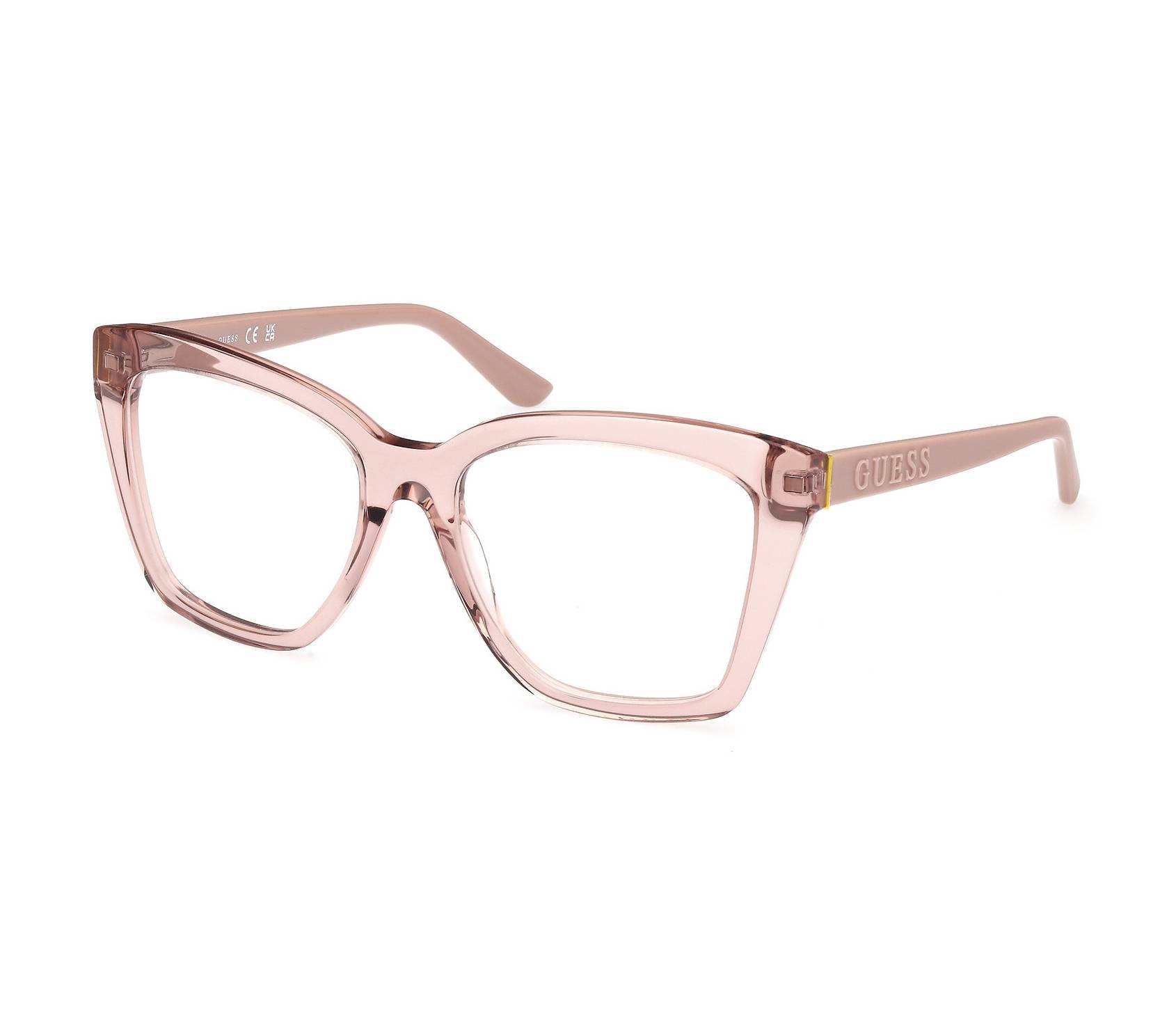 Guess Brille GU50173V 057 55 17 pinkhautfarben - 