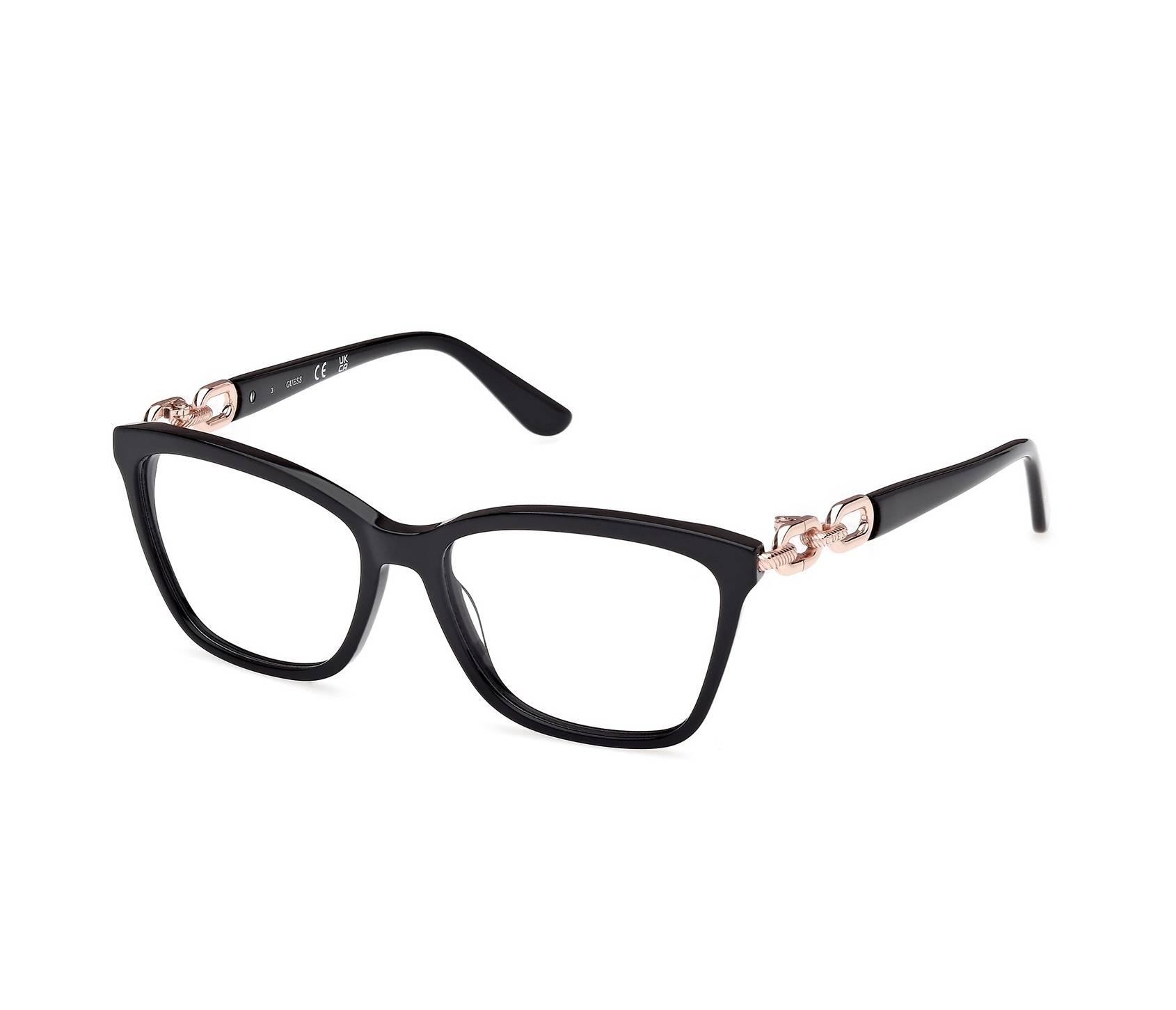 Guess Brille GU50181V 001 52 15 schwarz gold - 7417 - 11583