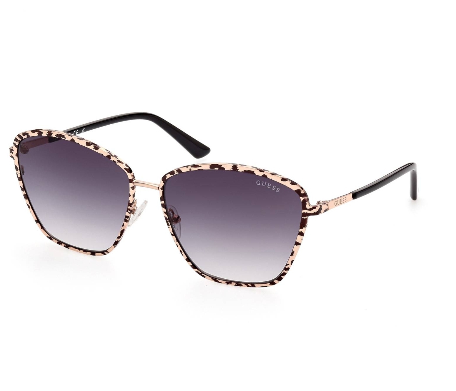 Guess Sonnenbrillen GU7848S 28B 60 15 roségoldleopardenfarben - 