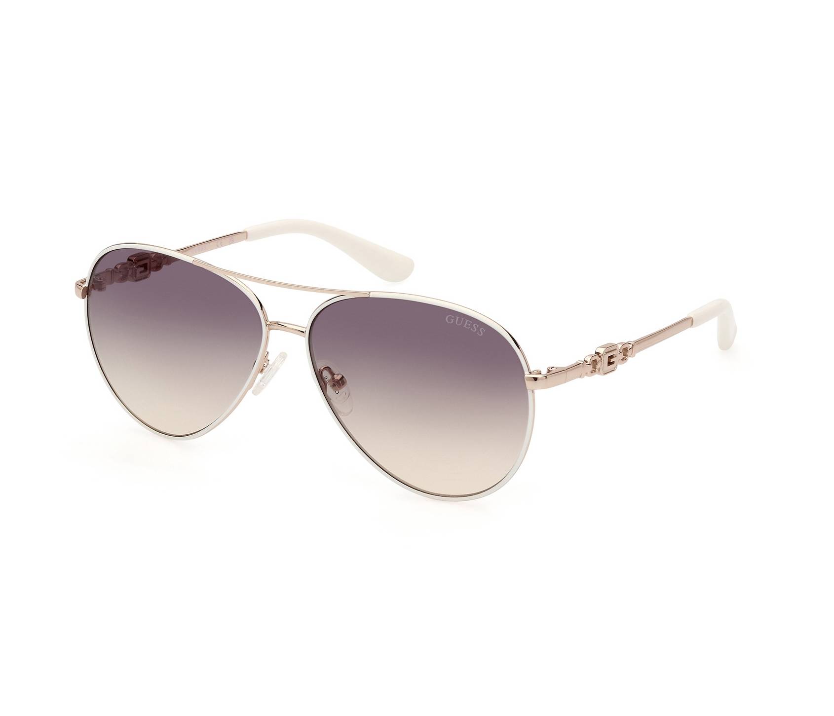 Guess Sonnenbrillen GU-7885 21P 58 12 weißgold - 