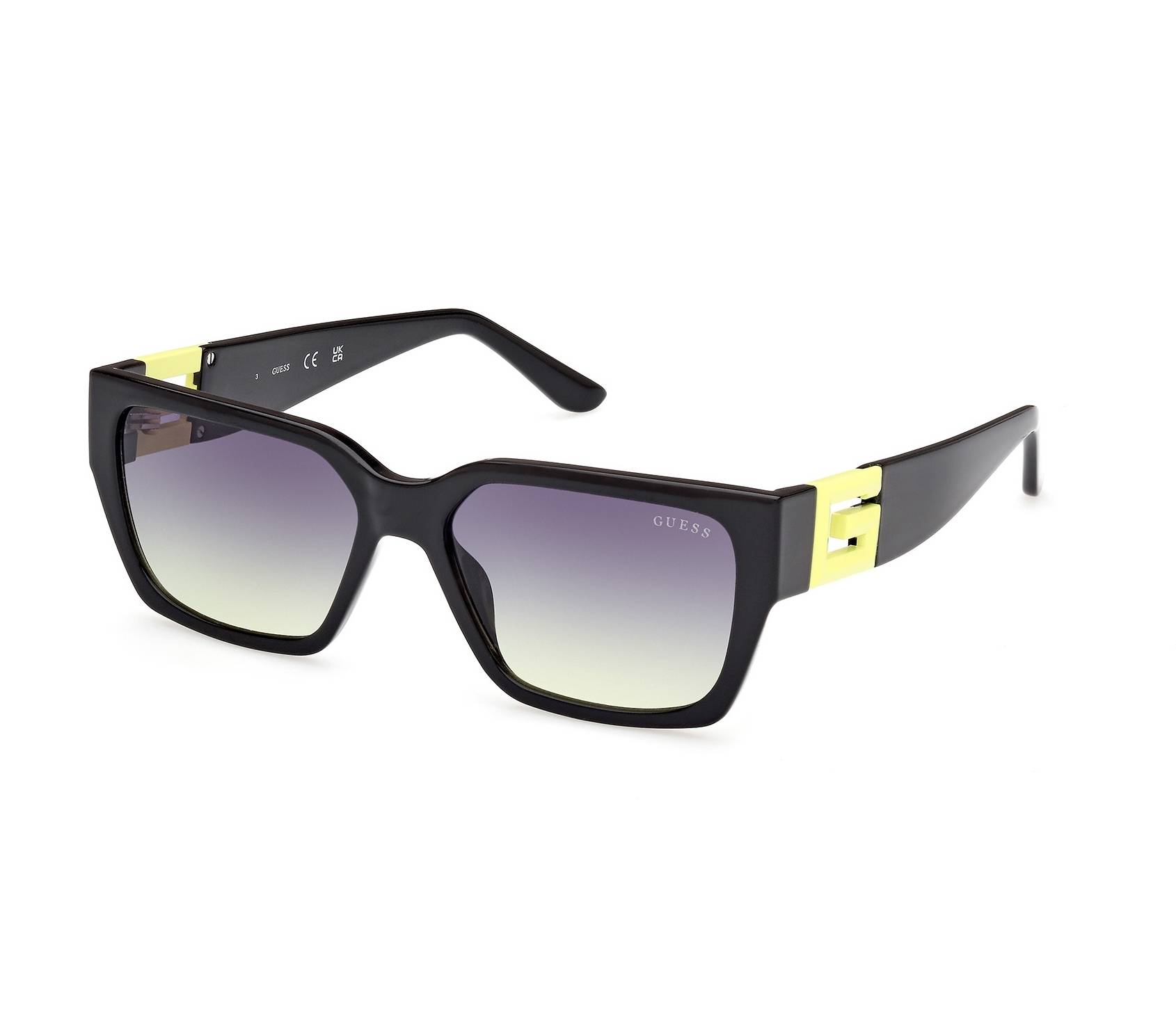 Guess Sonnenbrillen GU7916-S 41B 55 16 schwarzgelbfarben - 