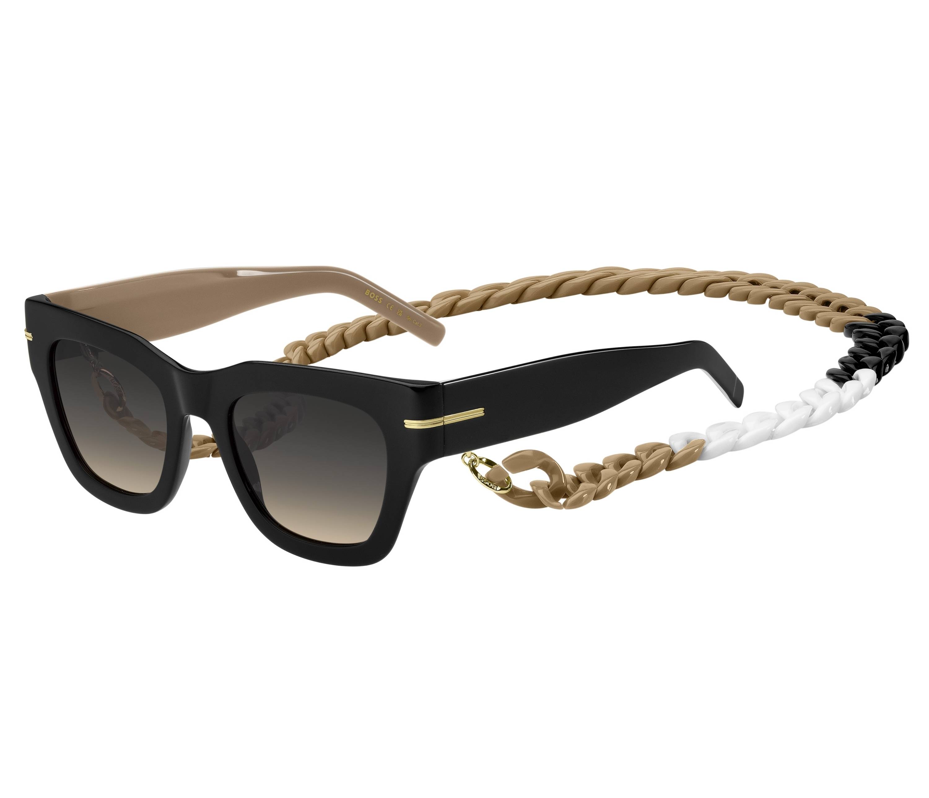 Hugo Boss Sonnenbrillen BOSS-1520-N-S 0WM/PR 51 21 schwarzbeige - 