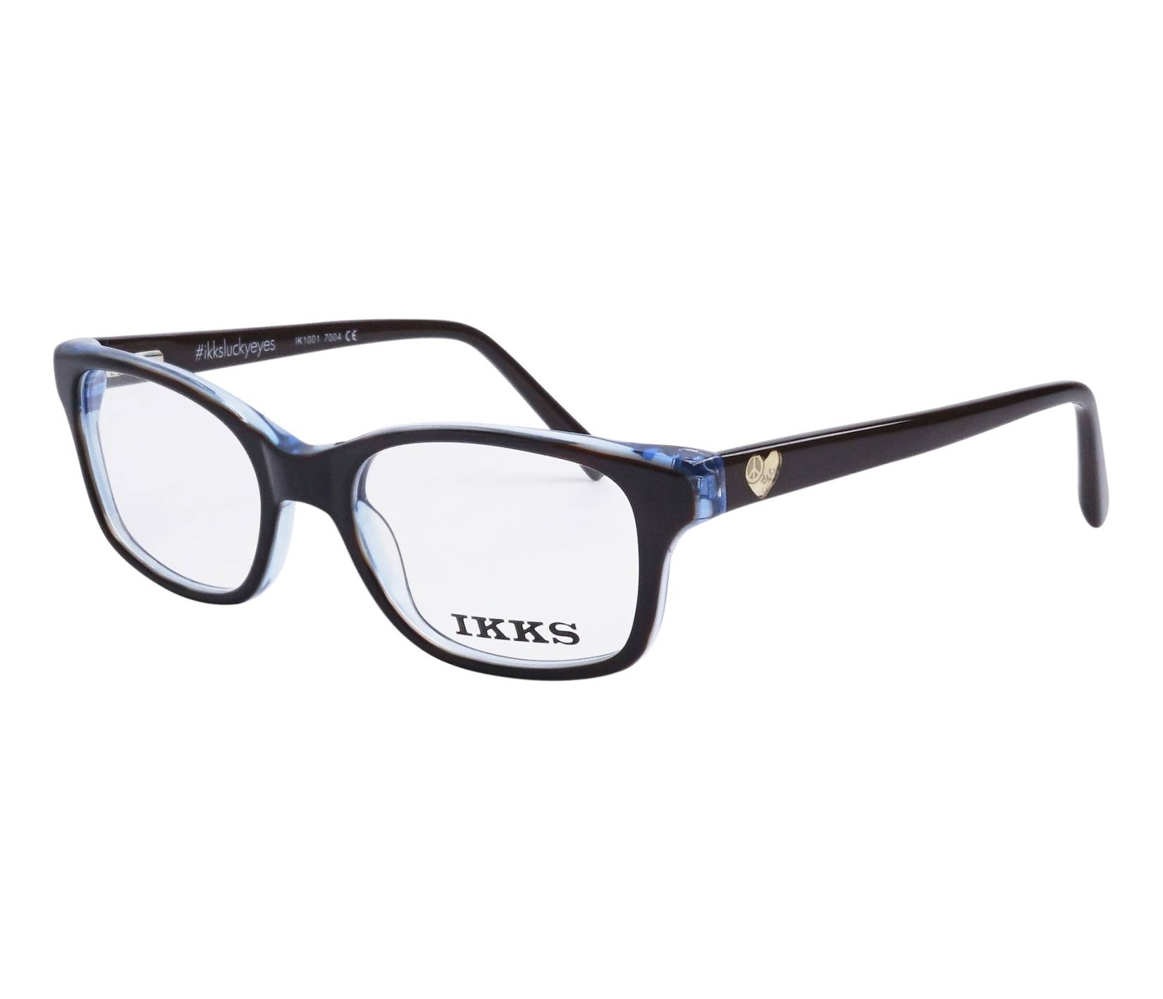IKKS Brille IK-1001 7004 46 16 schokobraunschwarz - 