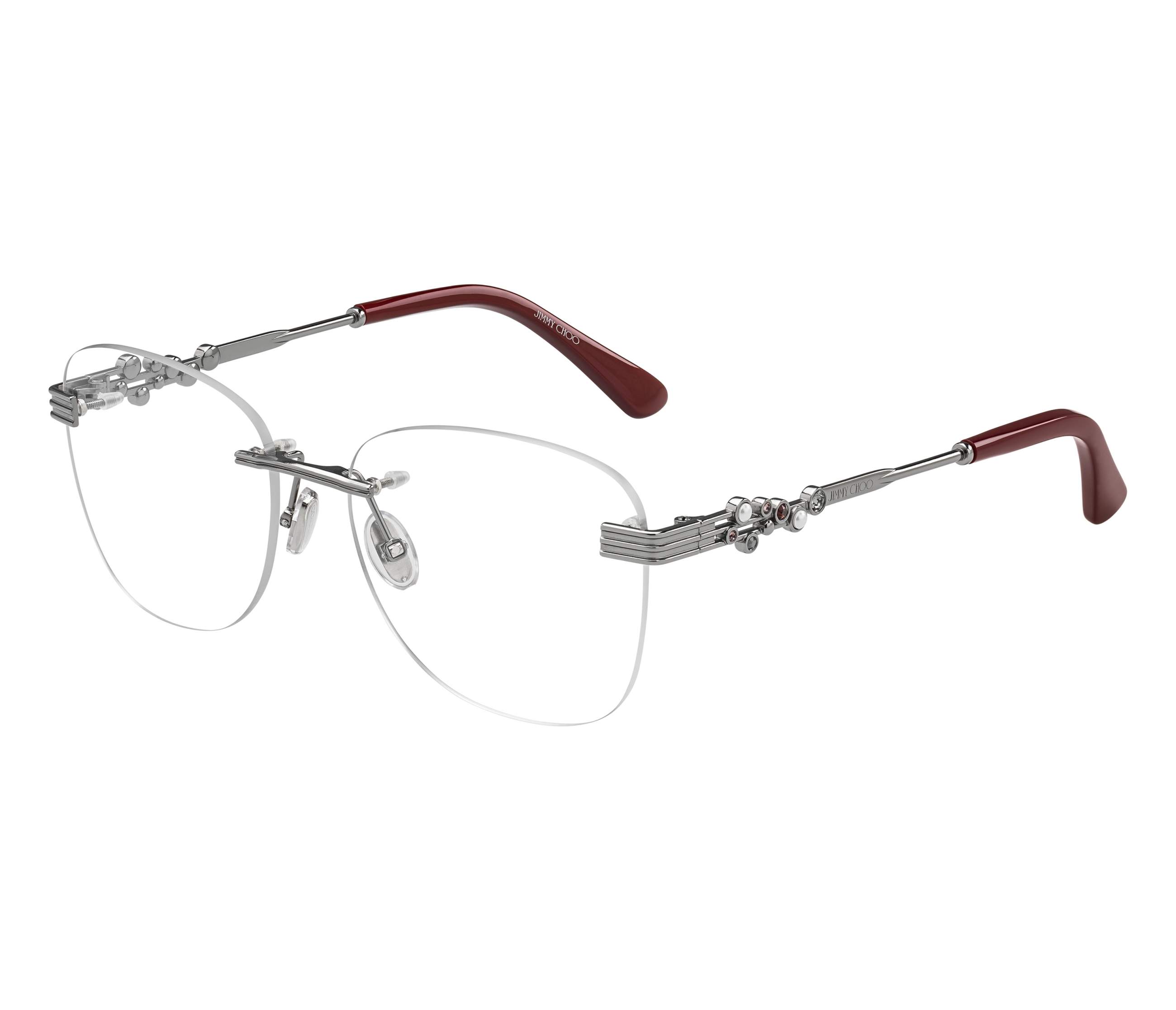 Jimmy Choo Brille JC-214 GHP 54 17 gun metall - 