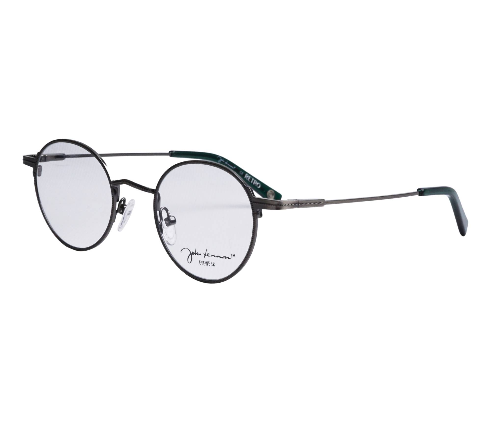 John Lennon Brille JO203 LG 44 21 gun metallgrün - 