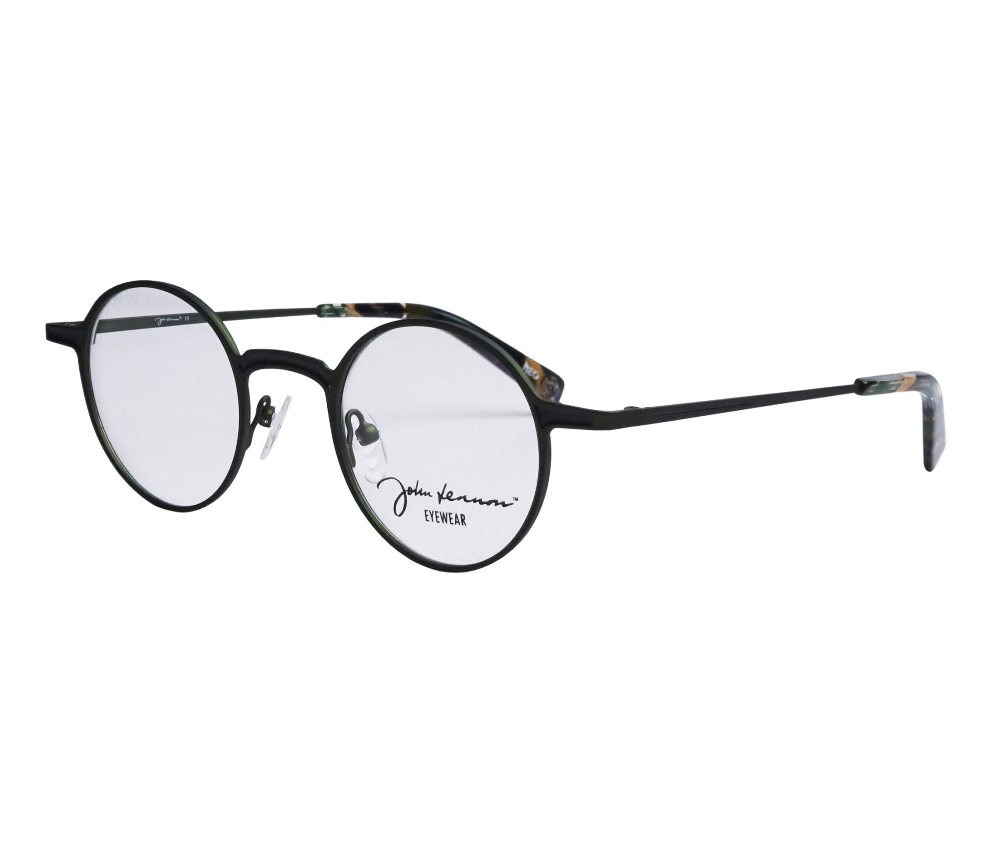 John Lennon Brille JO208 Kn 44 23 grünschwarz - 