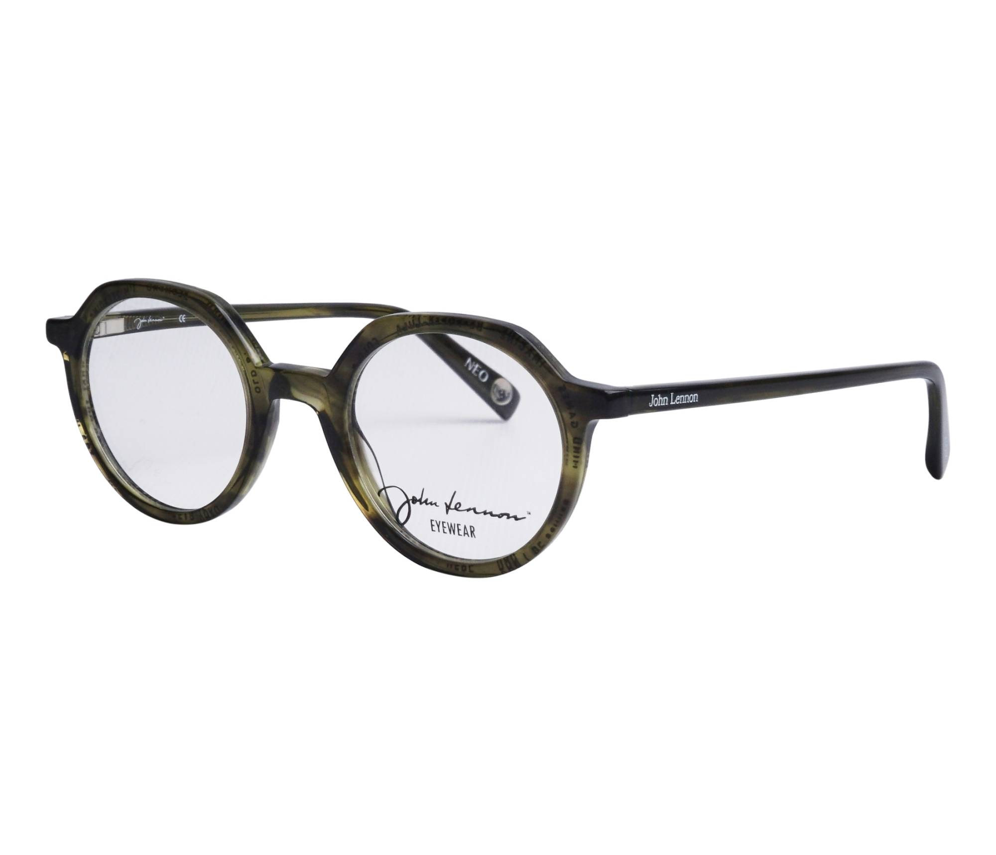 John Lennon Brille JO210 Gg 44 21 grün - 