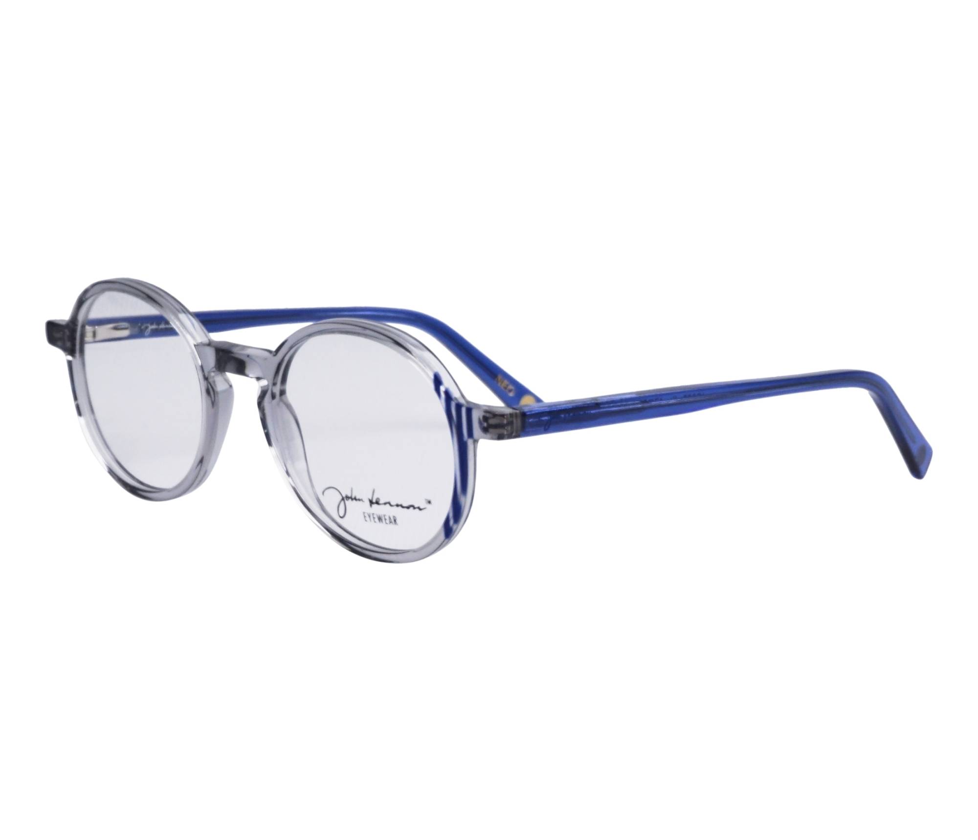 John Lennon Brille JO229 LB 47 20 kristallblau