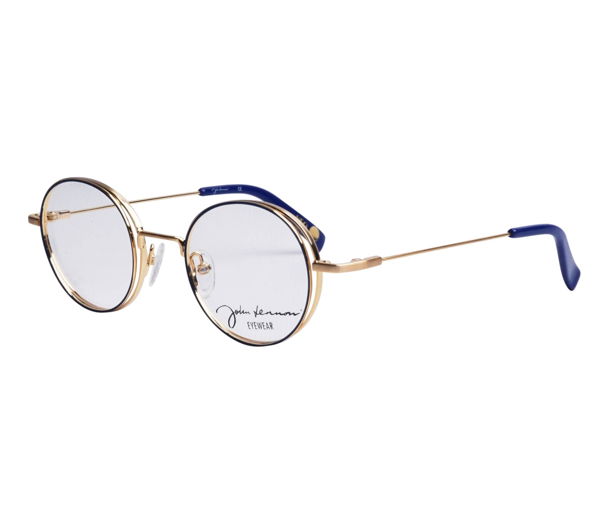 John Lennon Brille JO236 Eb 46 18 goldblau - 