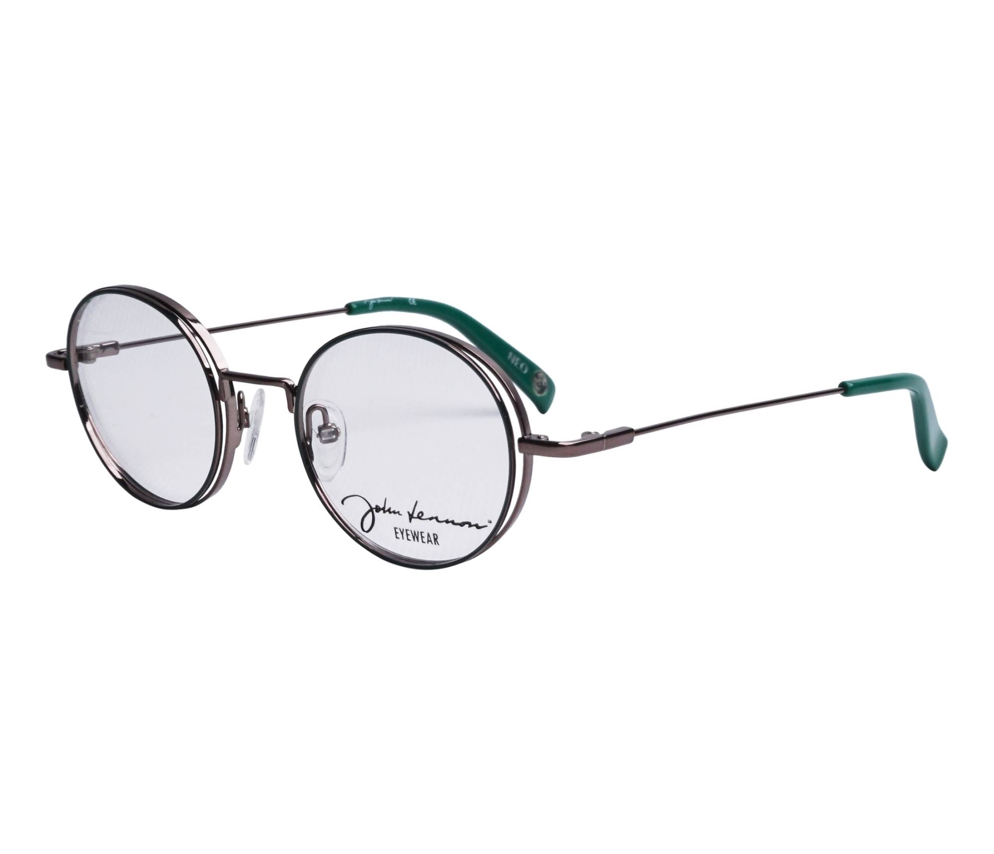 John Lennon Brille JO236 IG 46 18 gun metallgrün - 