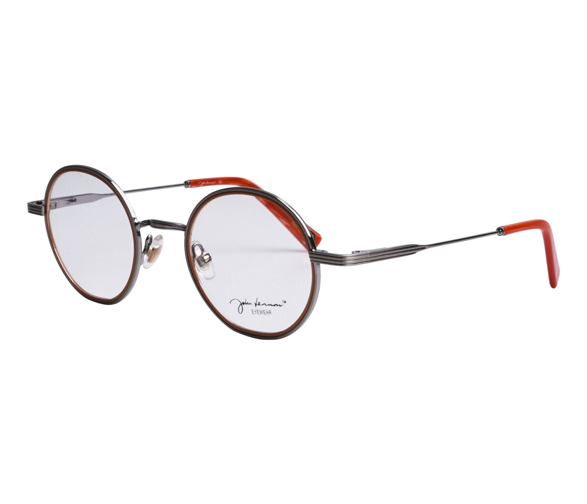 John Lennon Brille JO253 IO 46 23 gun metallorange - 