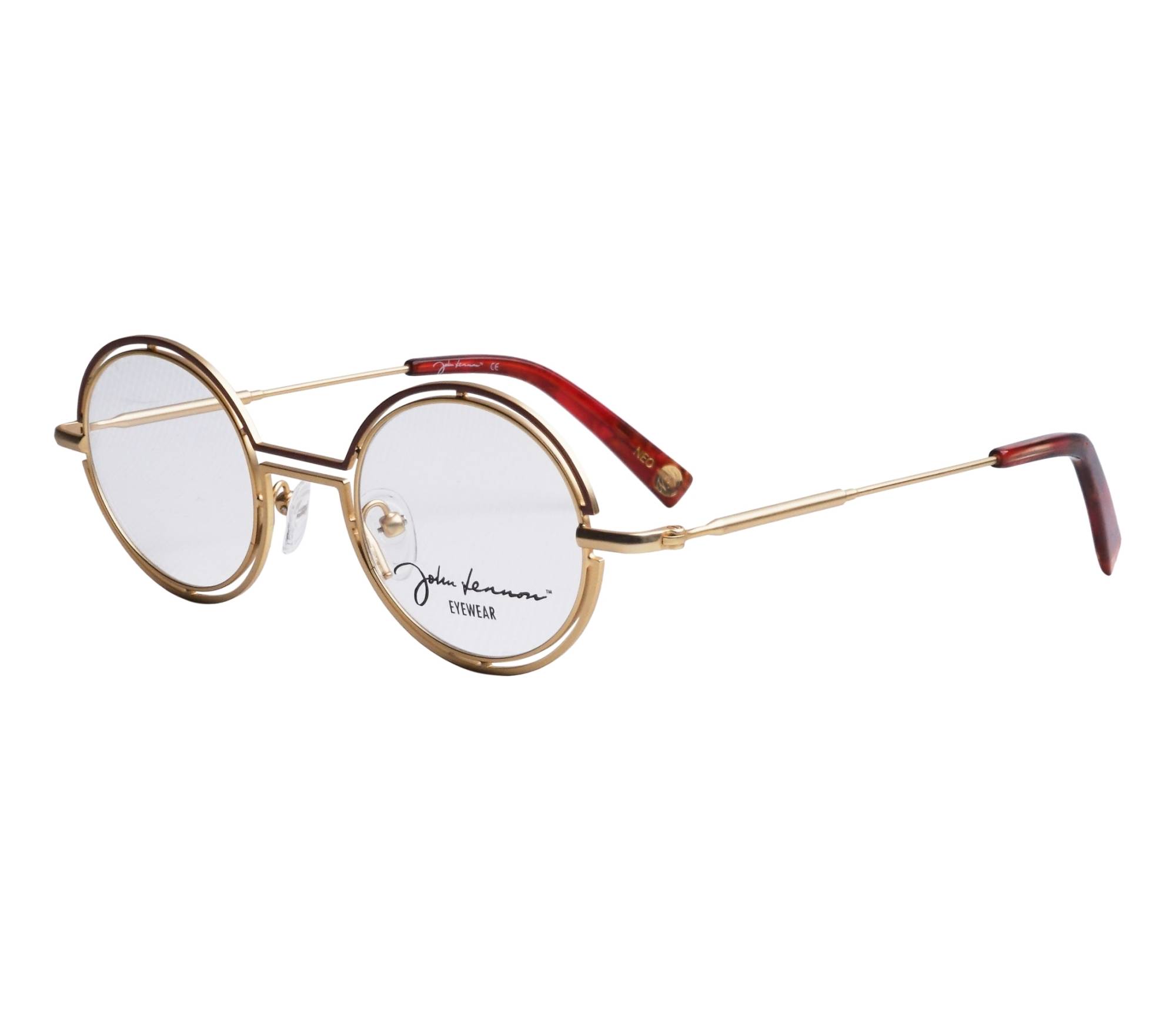 John Lennon Brille JO254 EM 44 23 goldbeige - 