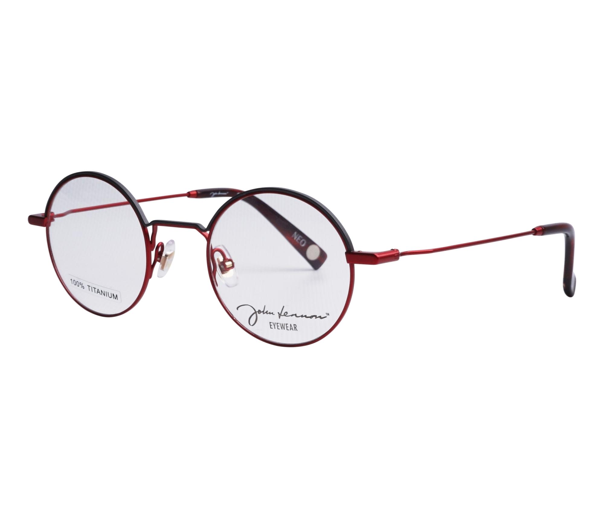 John Lennon Brille JO260 RI 46 23 rotgrau - 