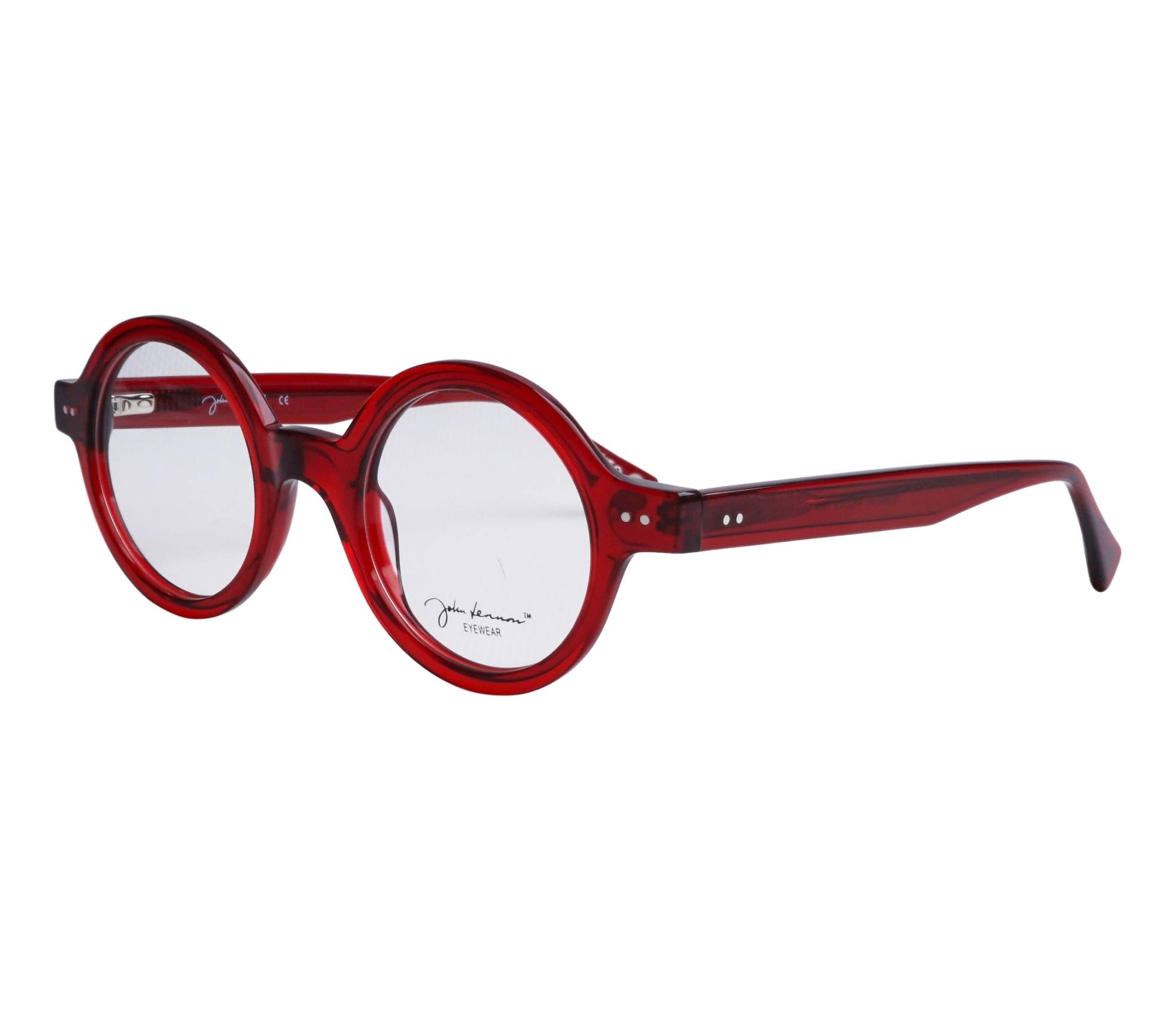 John Lennon Brille JO268 RR 46 23 rot - 