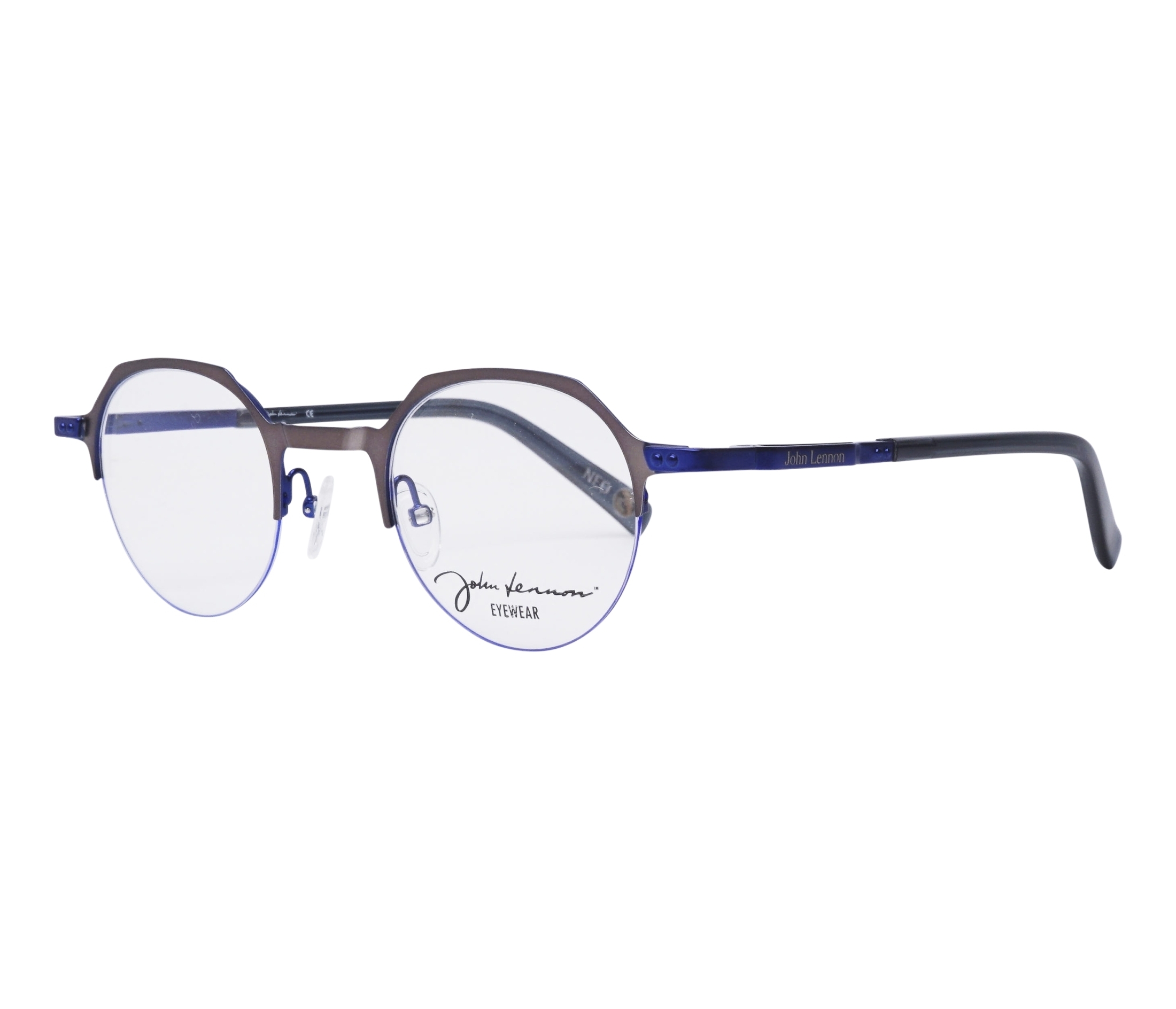 John Lennon Brille JOIMAGINE lb 46 25 gun metallblau - 