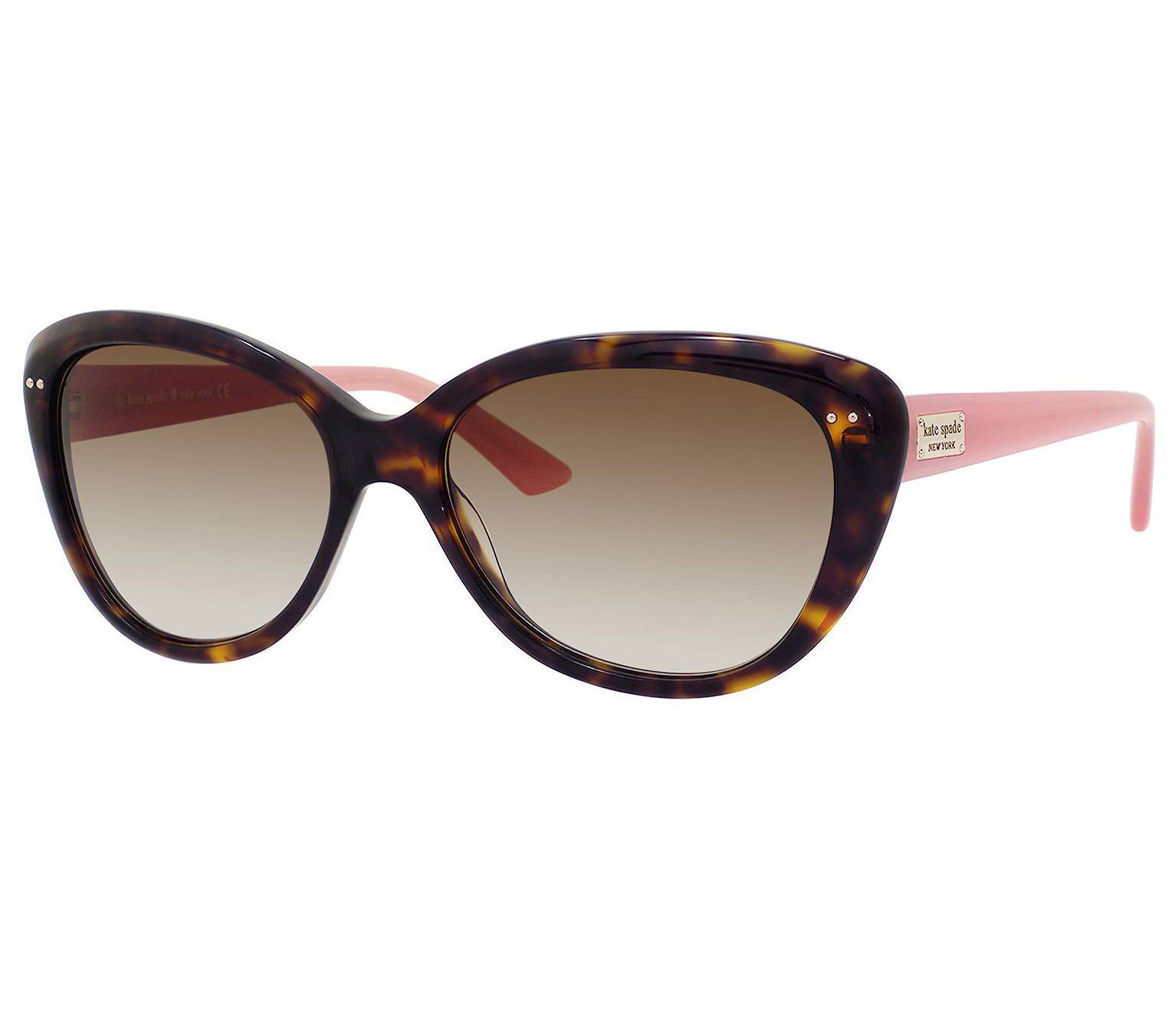 Kate Spade Sonnenbrillen angelique-s juhy6 55 16 havanapink - 