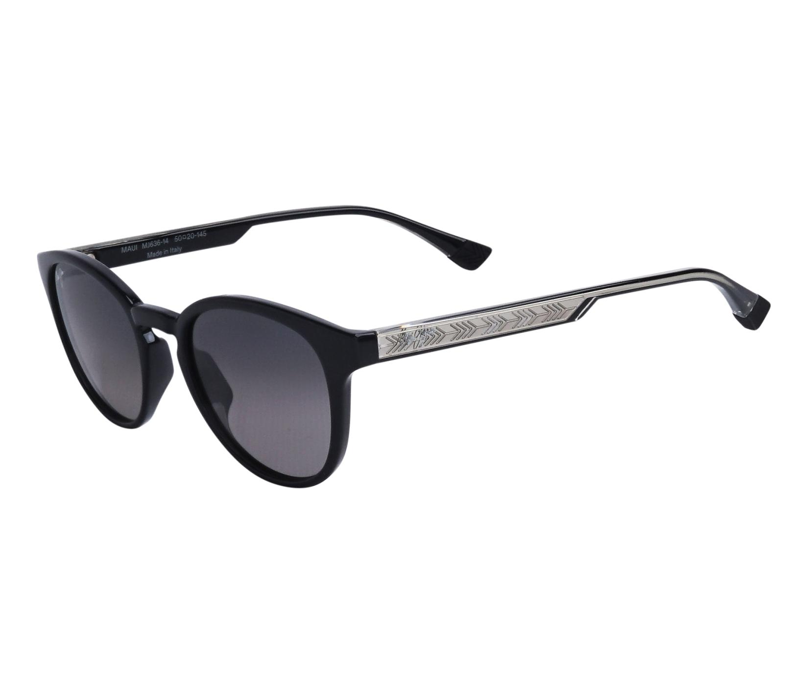 Maui Jim Sonnenbrillen GS636 14 50 20 schwarzstahlfarben - 