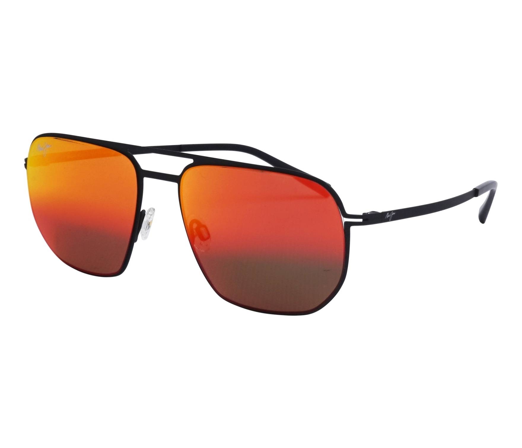 Maui Jim Sonnenbrillen MJ605 RM605-02 55 18 schwarz - 