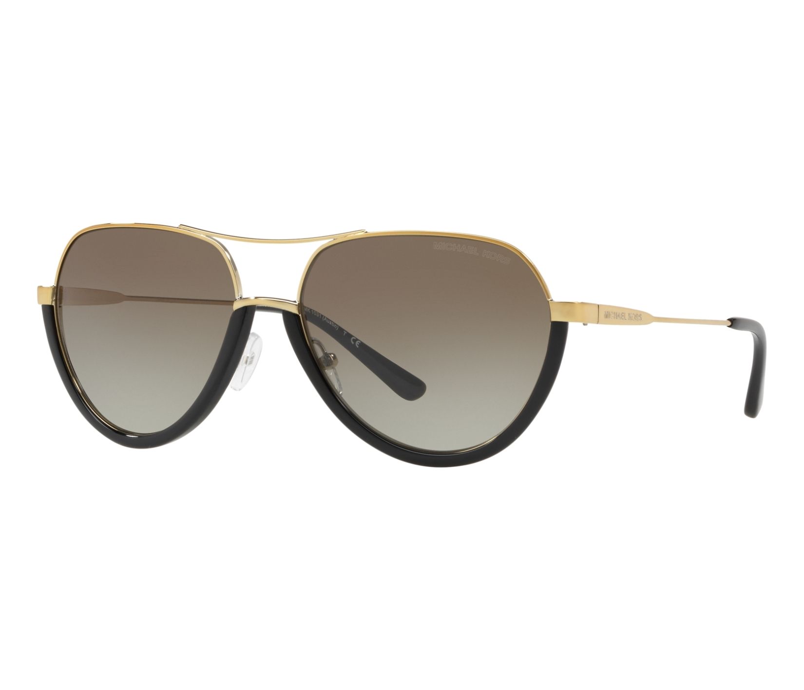Michael Kors Sonnenbrillen MK-1031 10248E 58 16 goldschwarz - 