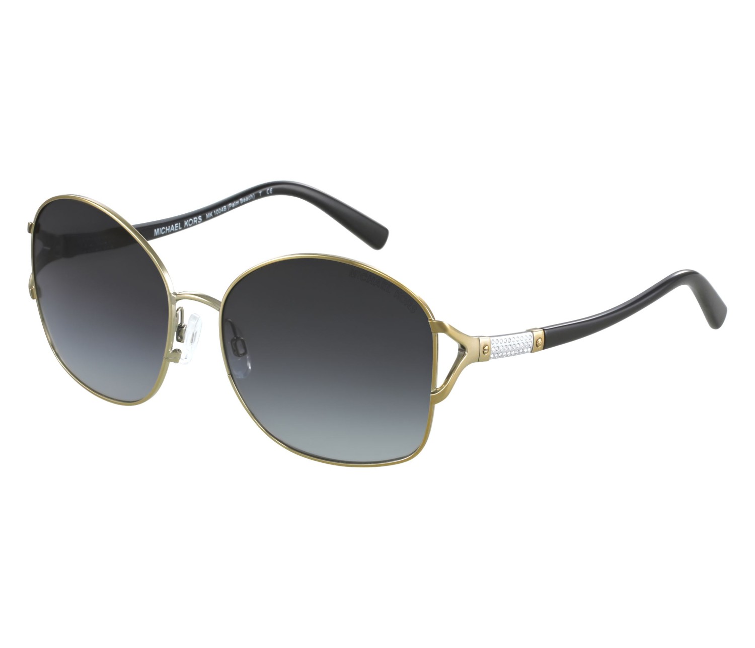 Michael Kors Sonnenbrillen MK-1004-B 100411 58 16 silbergold - 
