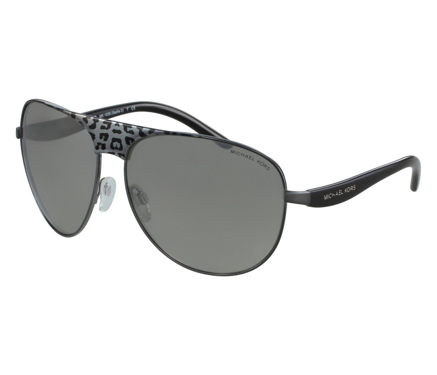 Michael Kors Sonnenbrillen MK-1006 10586G 62 14 gun metallleopardenfarben - 