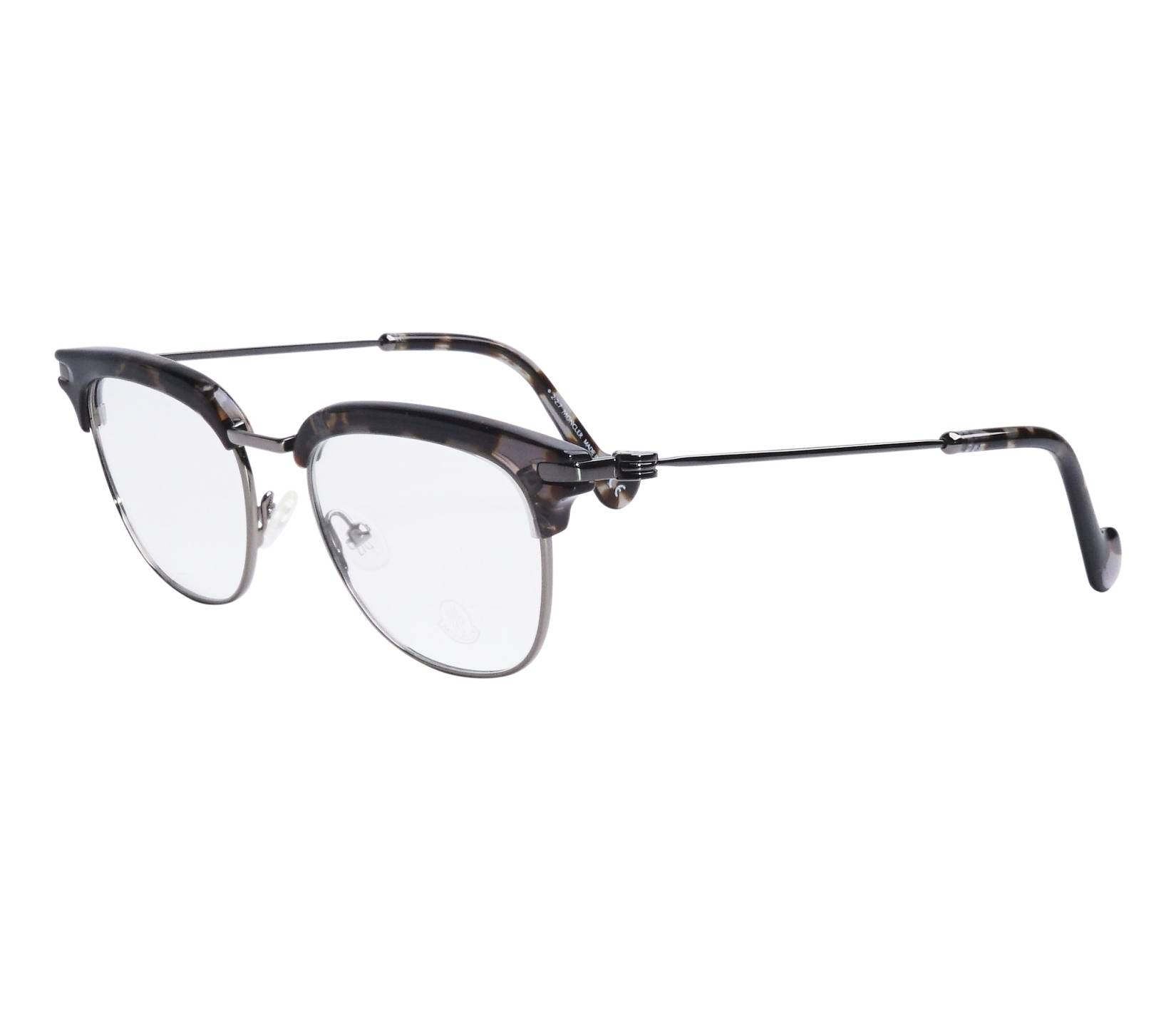 Moncler Brille ML5021-V A55 49 18 graugun metall - 