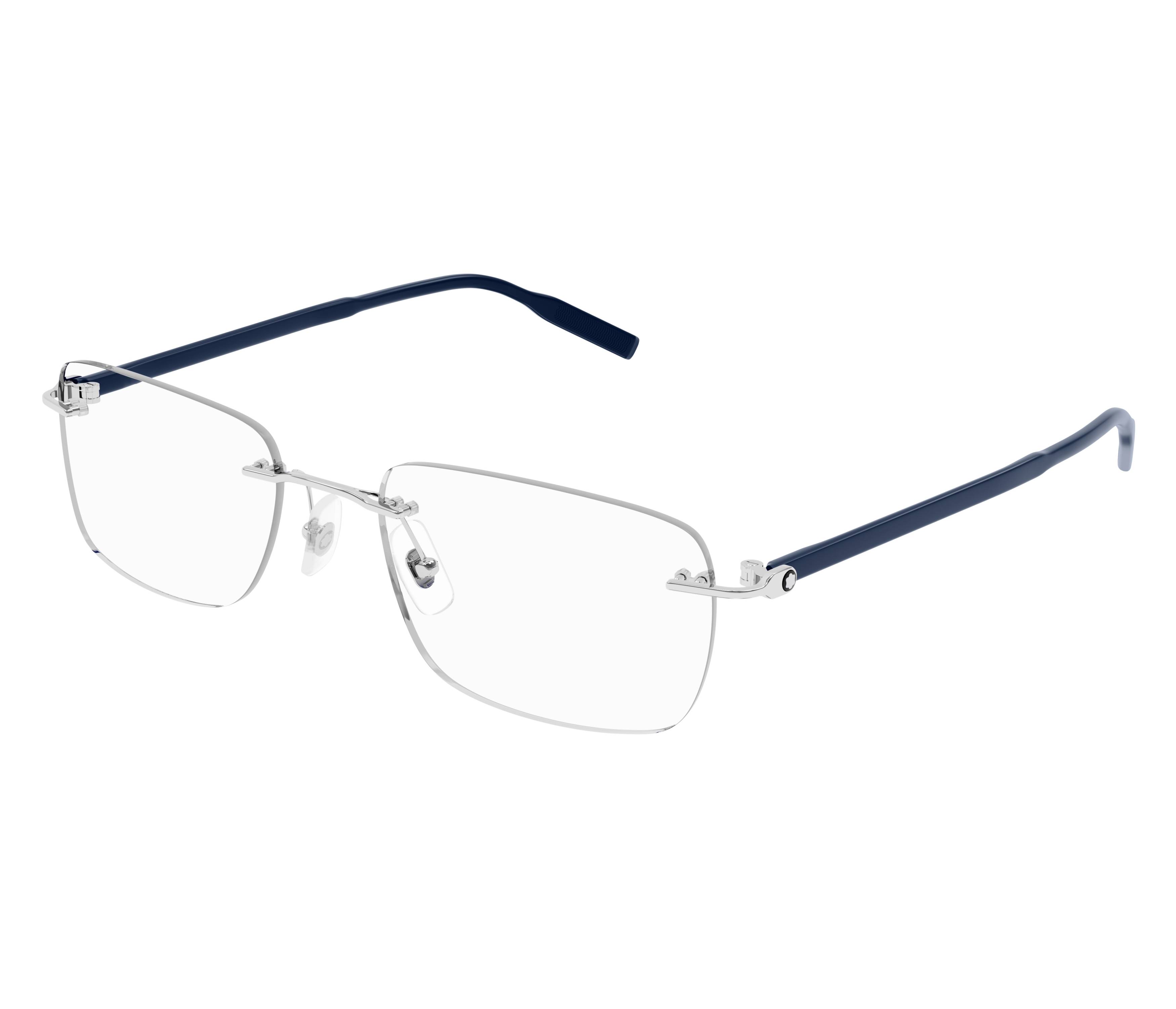 Mont Blanc Brille MB0221O 014 55 20 silber - 
