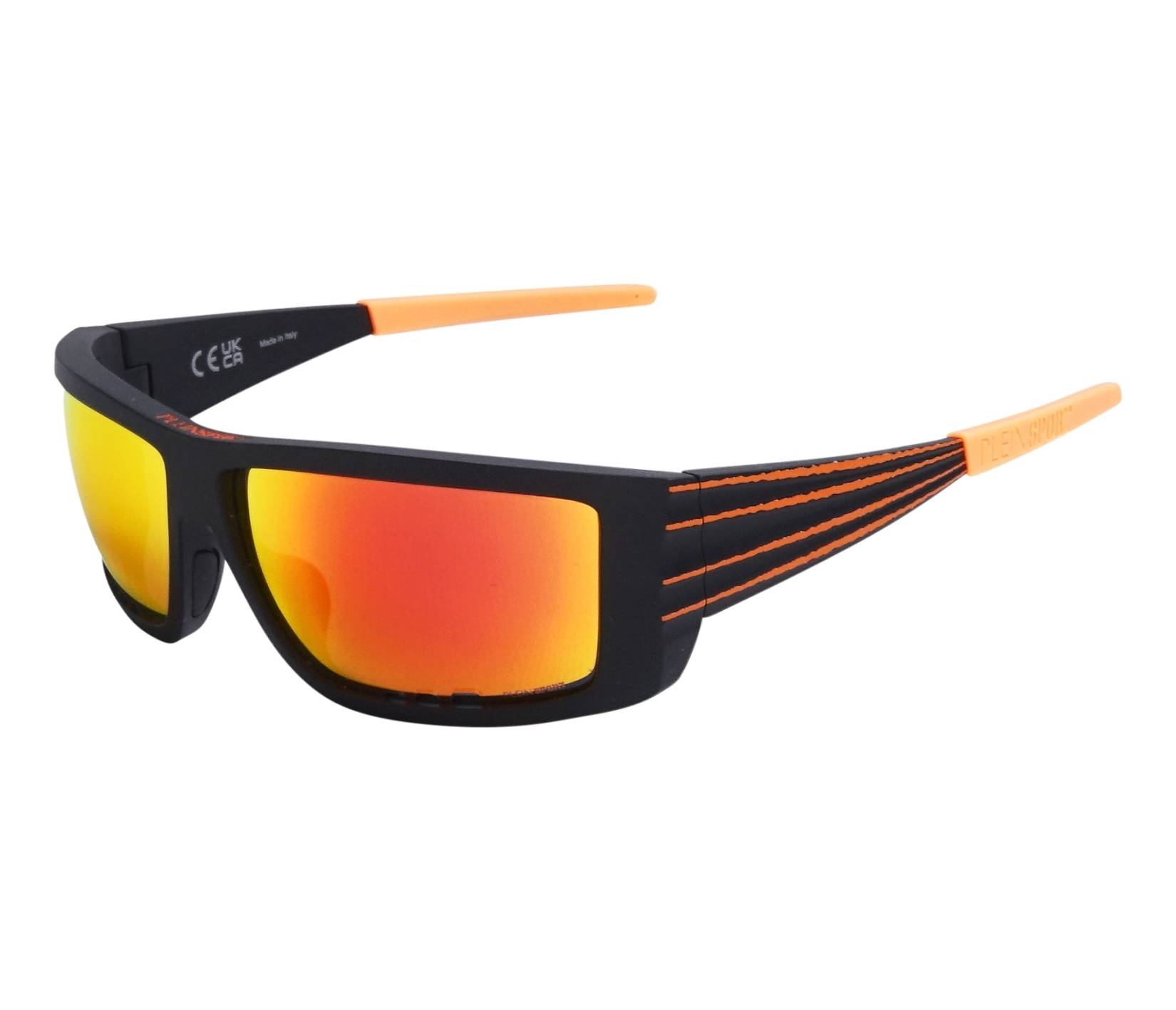 Plein Sport Sonnenbrillen SSP003 U28A 64 14 schwarzorange