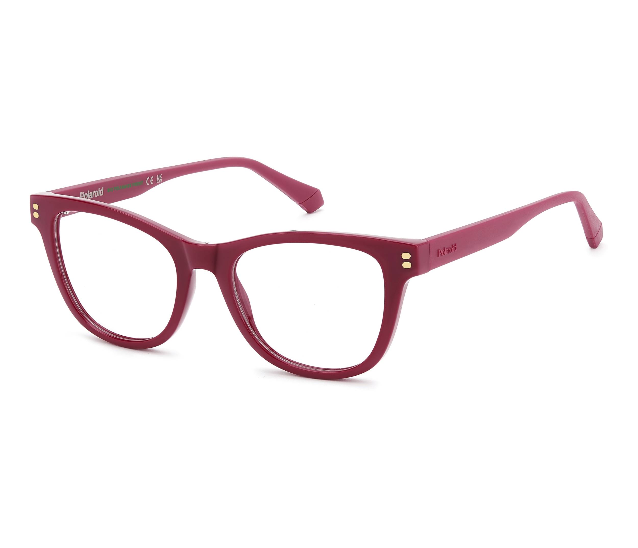 Polaroid Brille PLD-D848 8CQ 48 17 kirschfarben - 