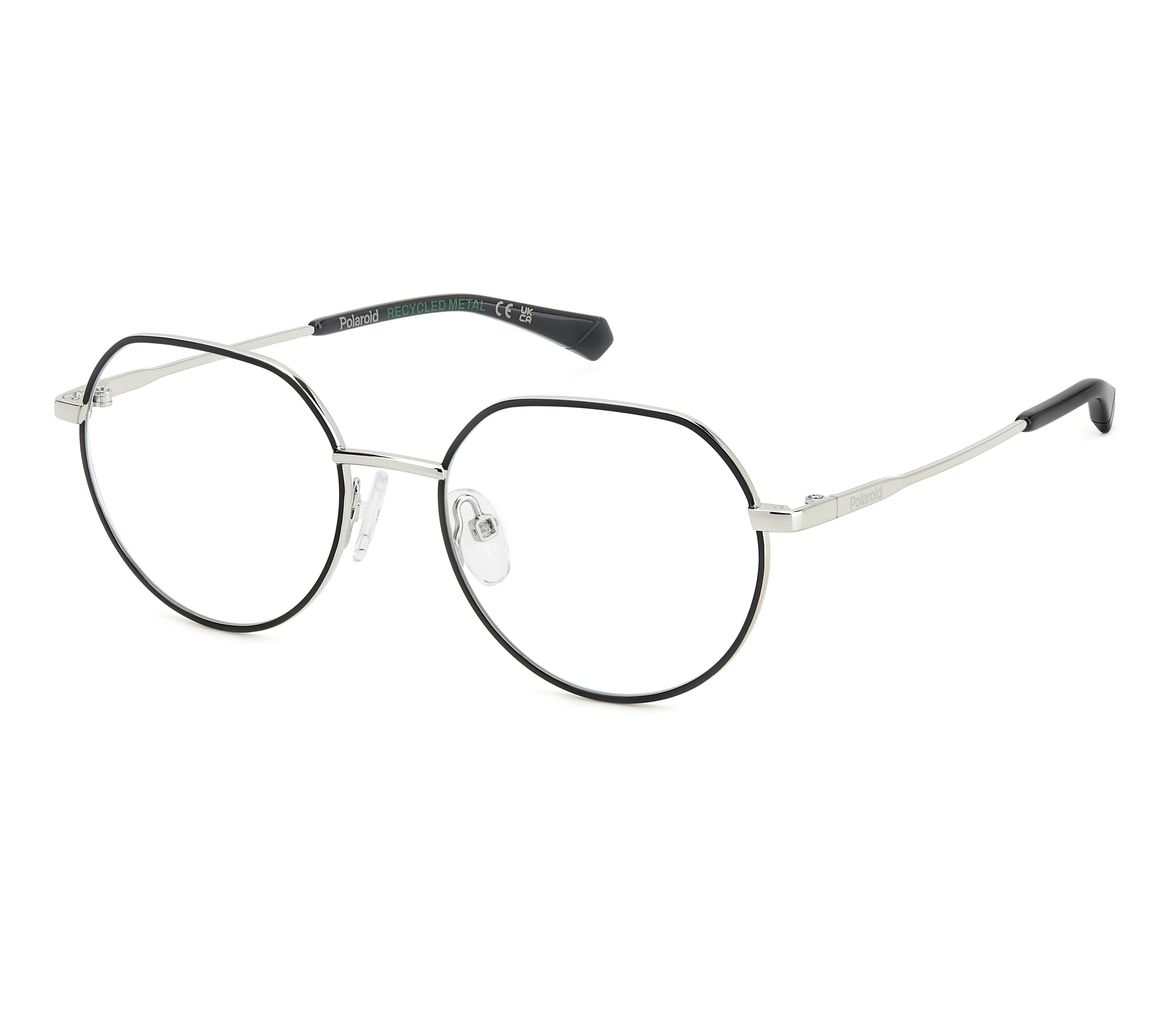 Polaroid Brille PLD-D839 84J 49 17 palladium-silberschwarz - 