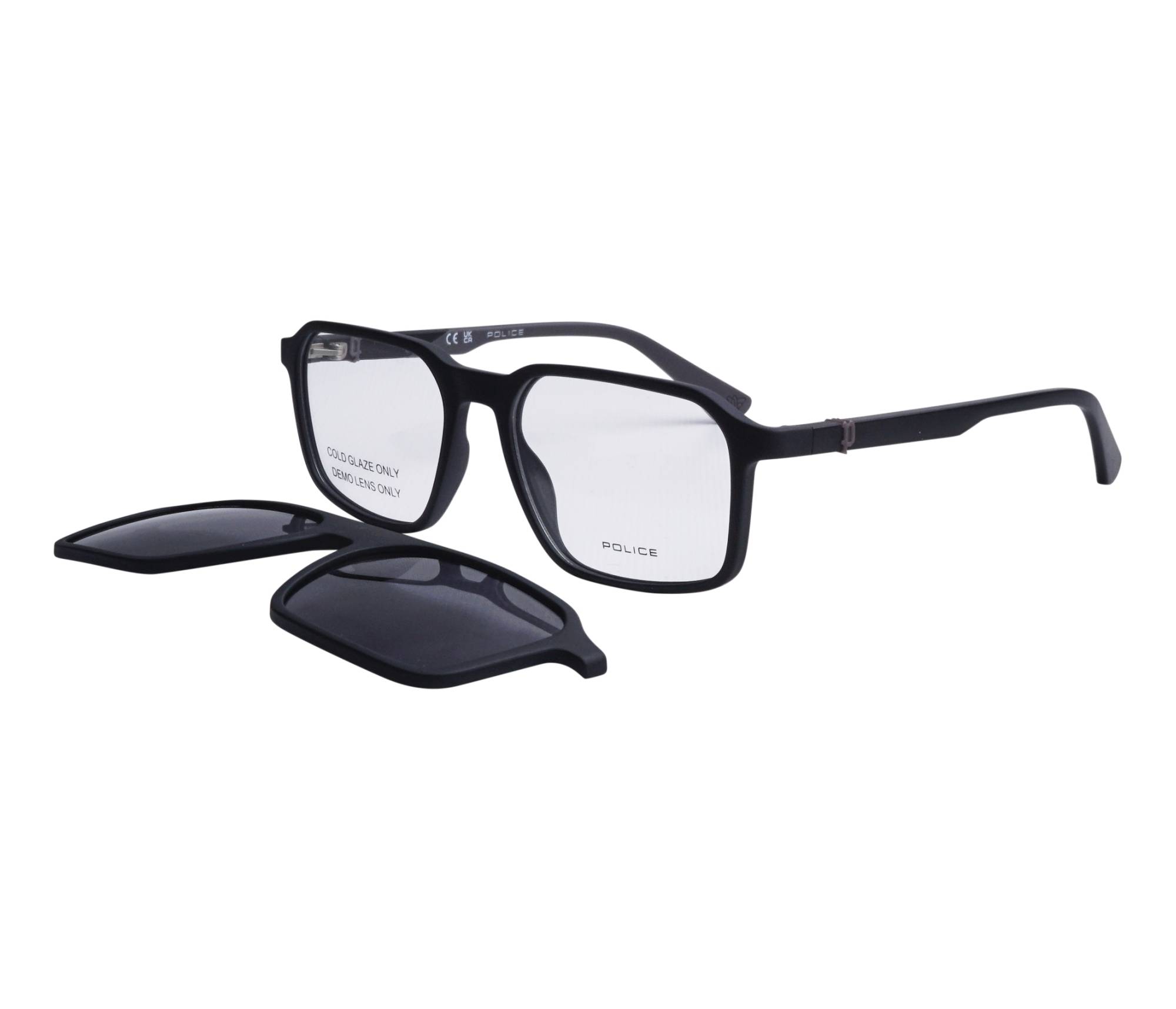 Police Brille UK143 U28P 50 16 schwarz - 